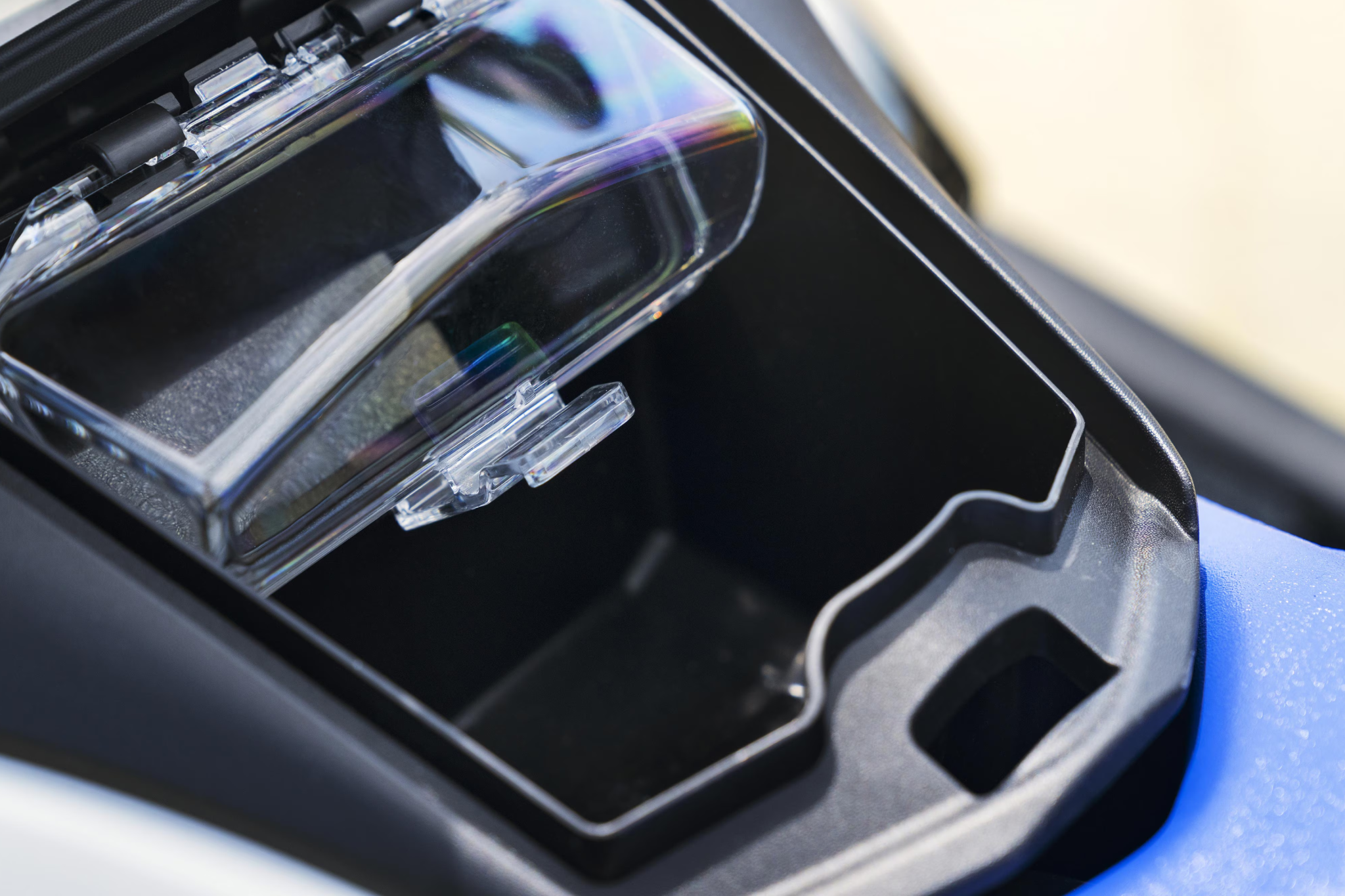 Front storage compartment on the 2026 Sea-Doo Spark, providing convenient space for small gear, personal items, and essentials.