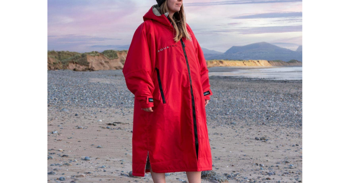 Poncho Robe Stay Warm and Dry with AQUATEC Surf Poncho Changing Robe for Water ...