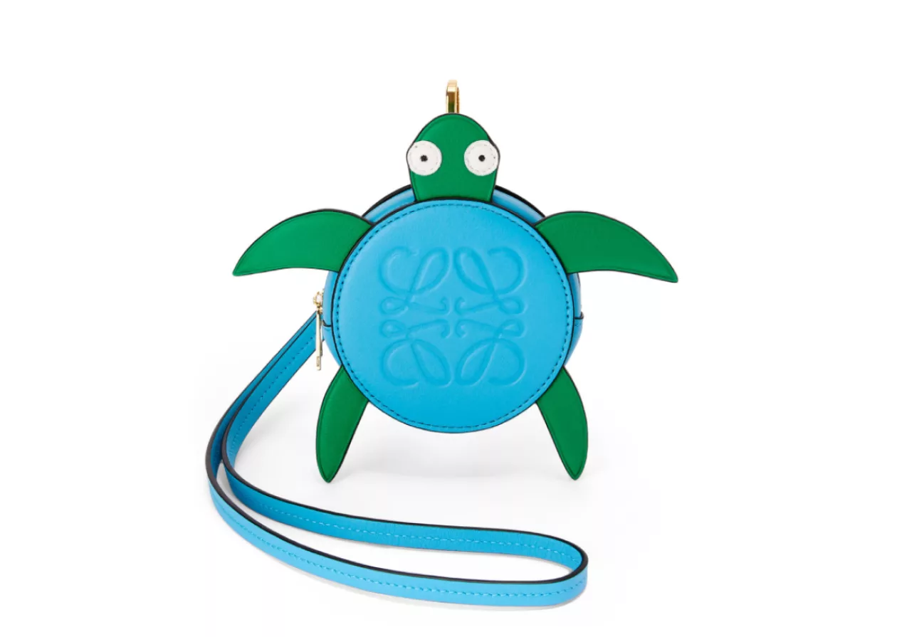 Turtle Cookie pouch in classic calfskin by LOEWE 2