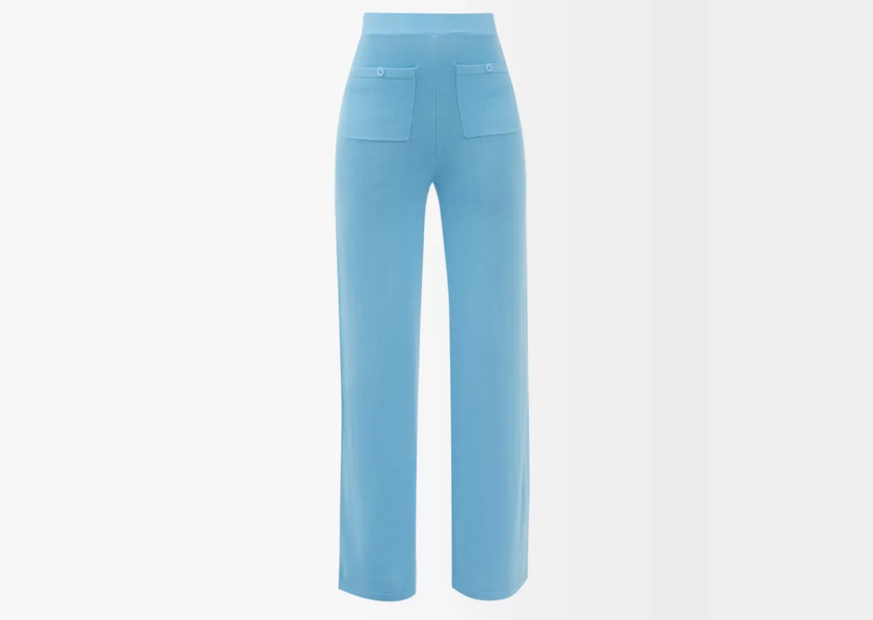 Patch pocket lyocell blend trousers by Joos Tricot