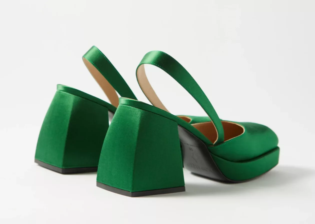 Nodaleto Bulla Jones 85 satin platform sandals