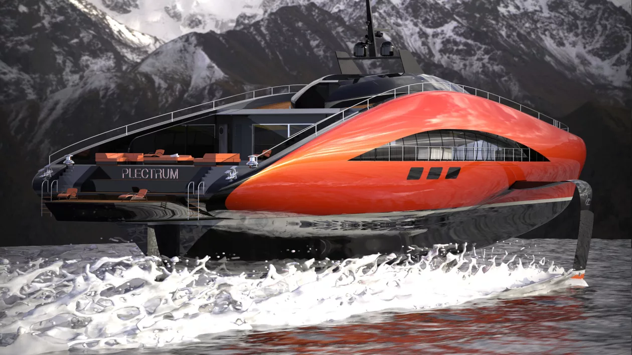 Introducing the Plectrum Yacht The Ultimate Luxury Hydrofoil Experience 1