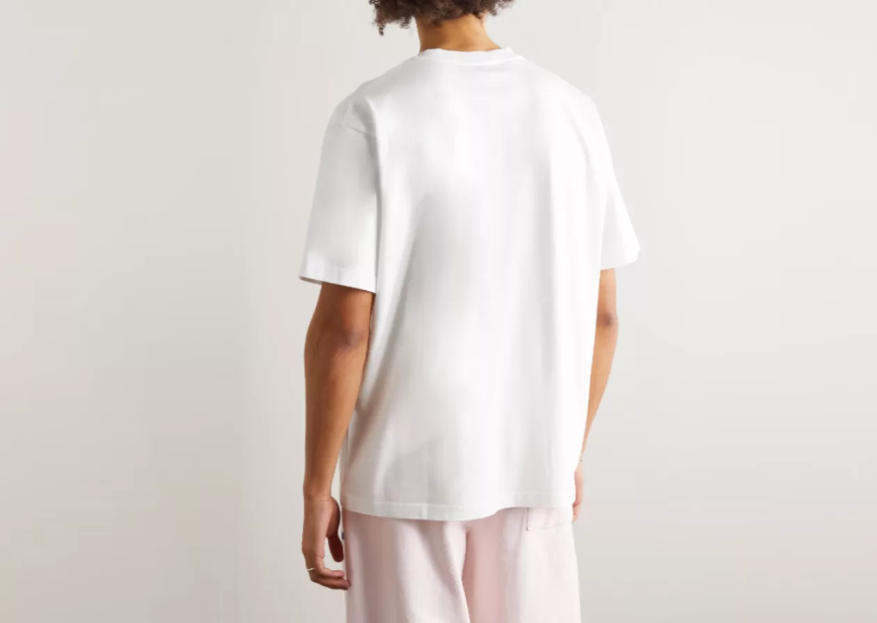 Printed Embroidered Cotton Jersey T Shirt by JW Anderson 3