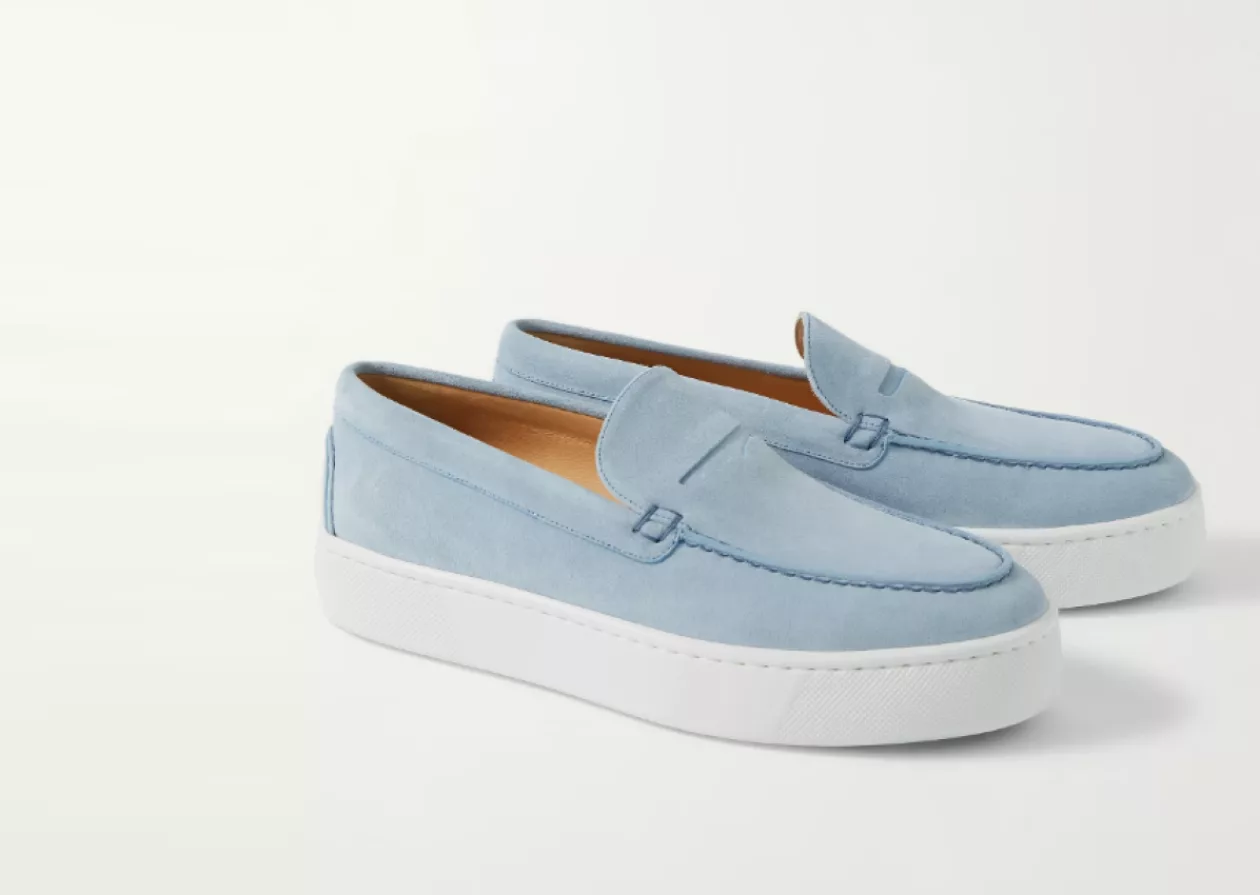 Paqueboat Suede Boat Shoes by Christian Louboutin 1
