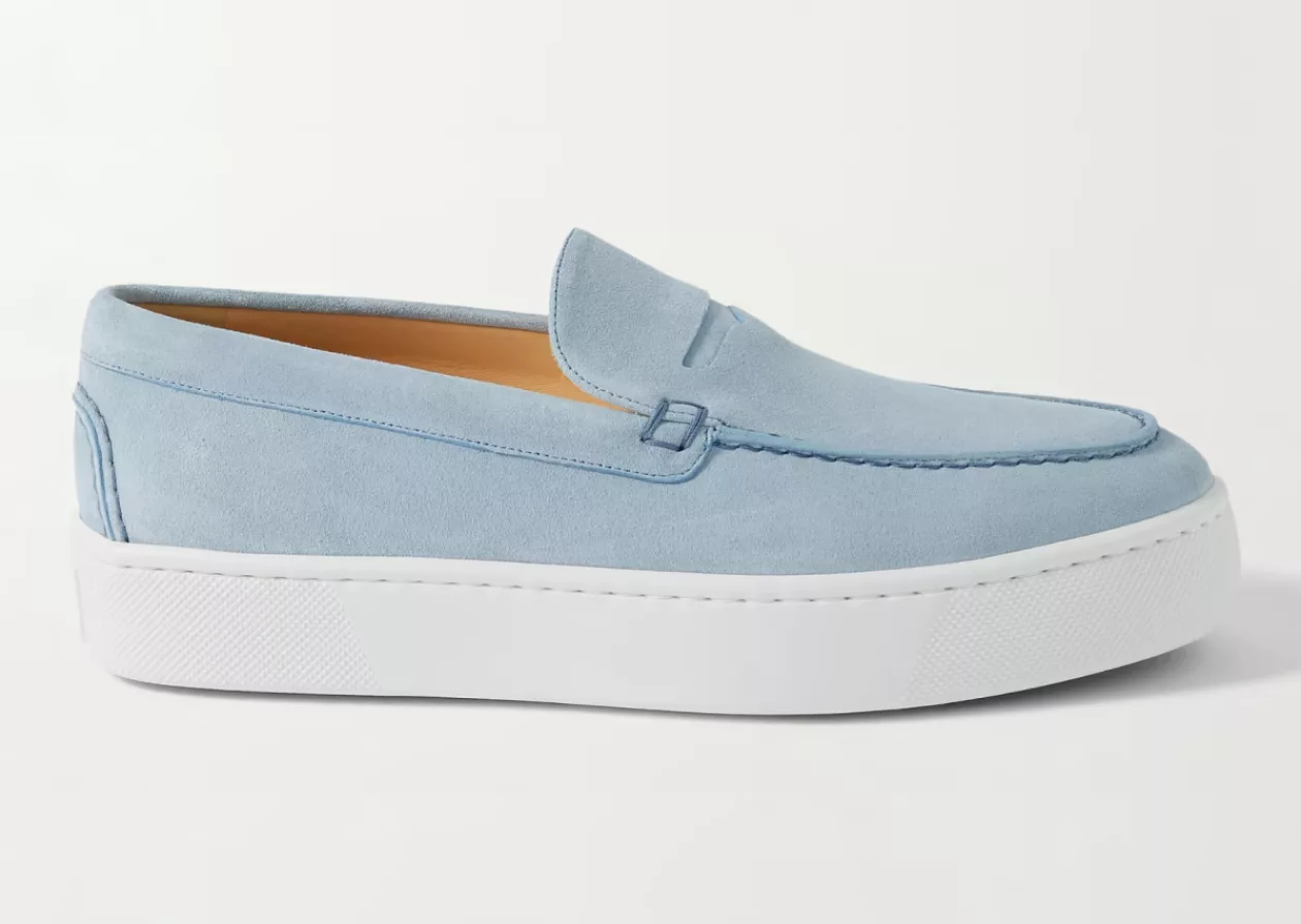 Paqueboat Suede Boat Shoes by Christian Louboutin 4