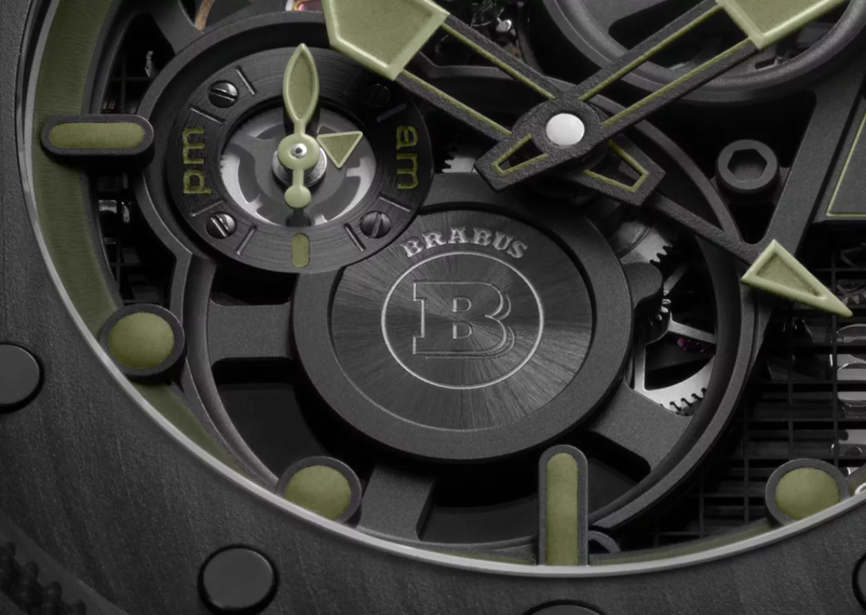 BRABUS x Panerai Launches Limited Edition Submersible S BRABUS Verde Militare Watch 1