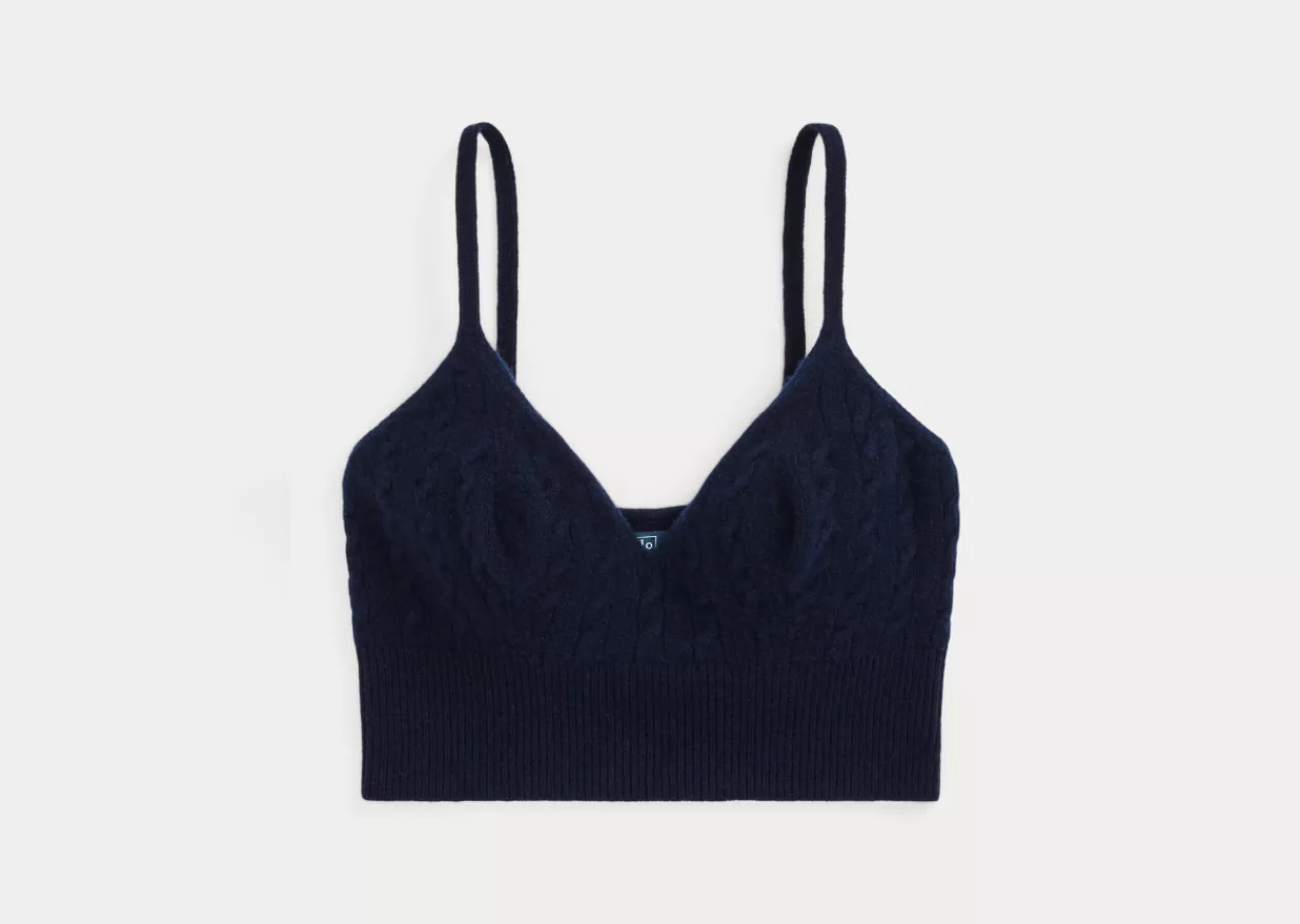 The Cable Knit Wool Cashmere Bralette from Ralph Lauren 4