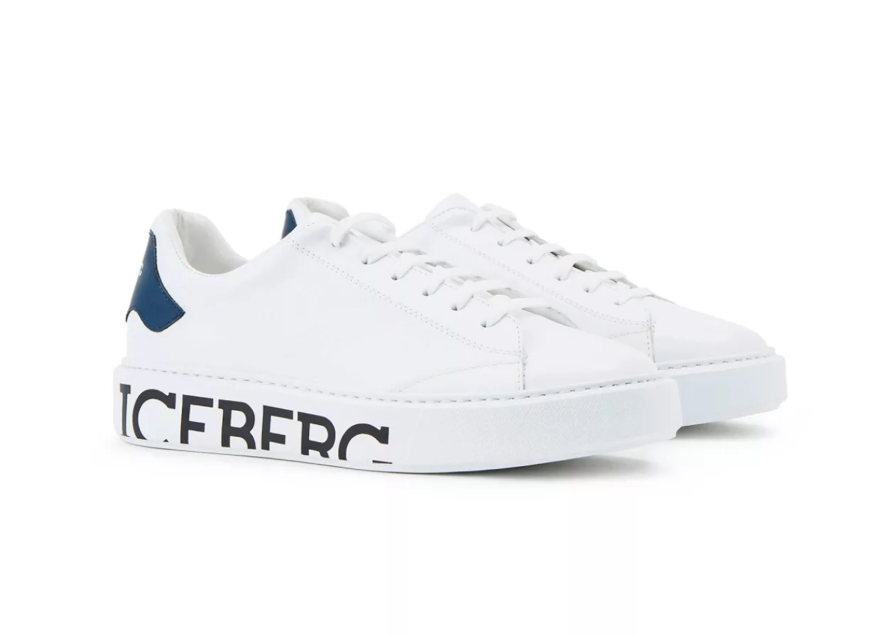 Mens Bozeman Sneaker in White by Iceberg 2