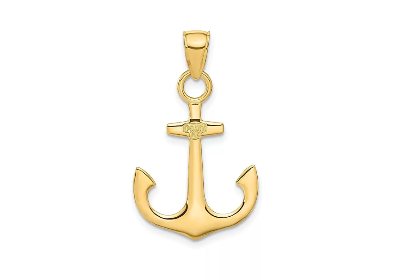 Summer Ready 14k Gold Nautical Pendant by ICE CARATS 2