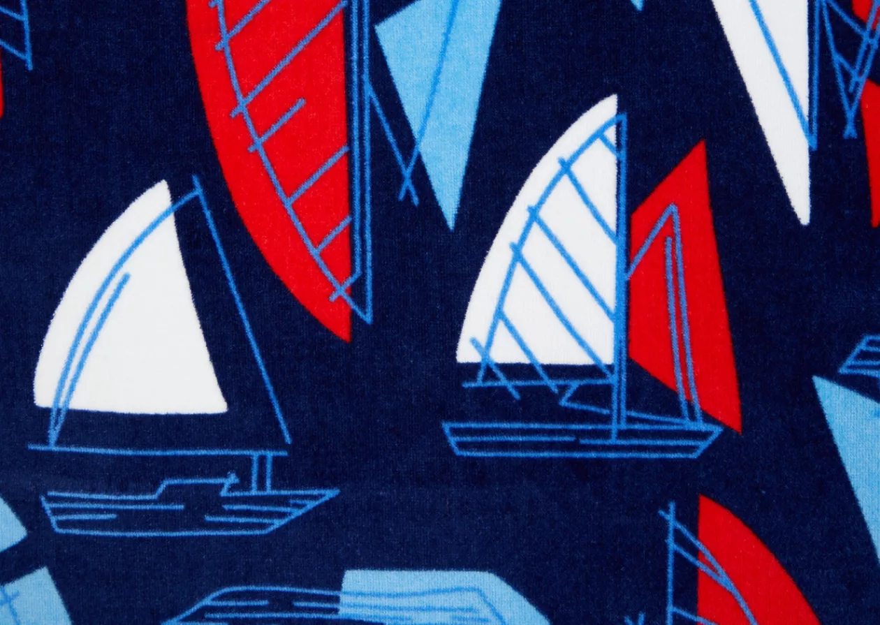 Sailboat Print Beach Towel by Nautica 1