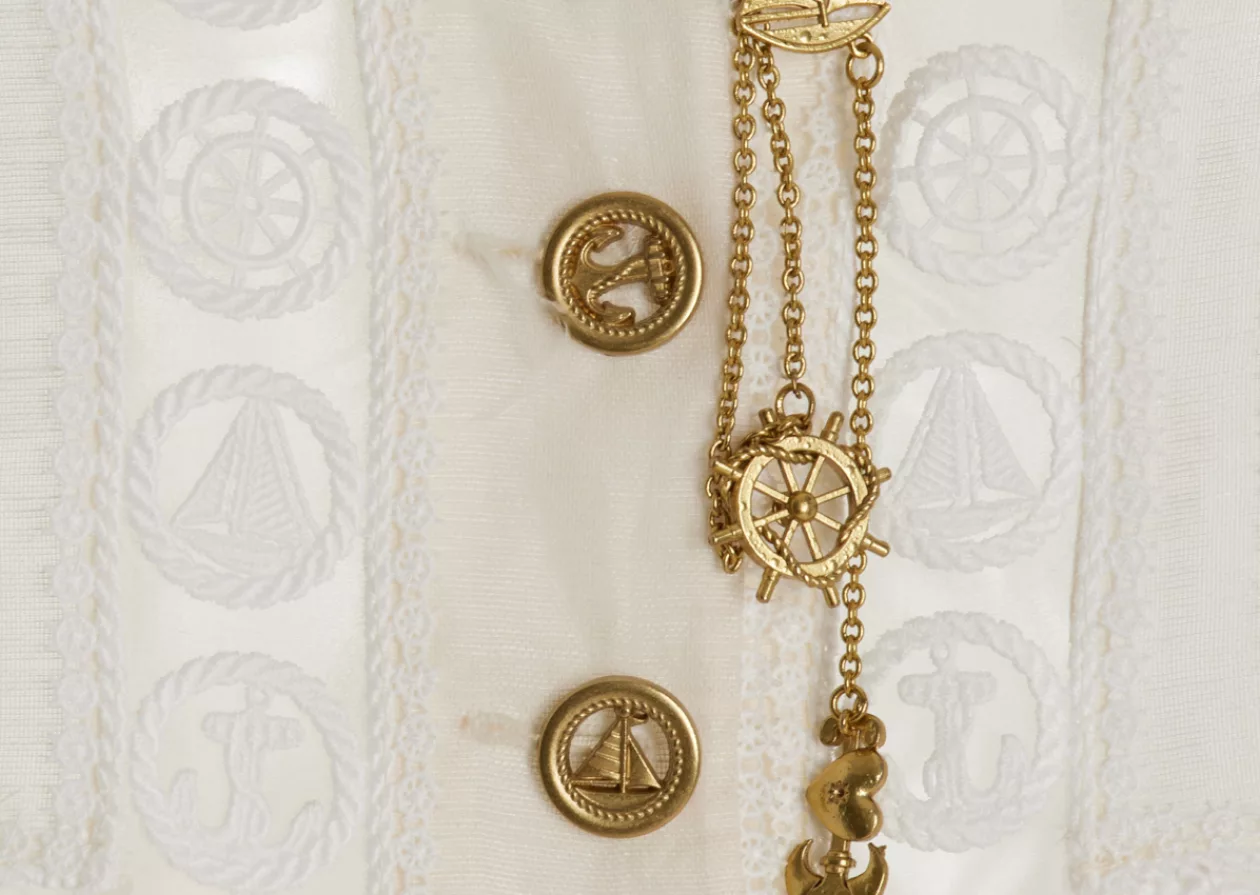 Zimmermann High Tide Nautical Cropped Linen Jacket 1