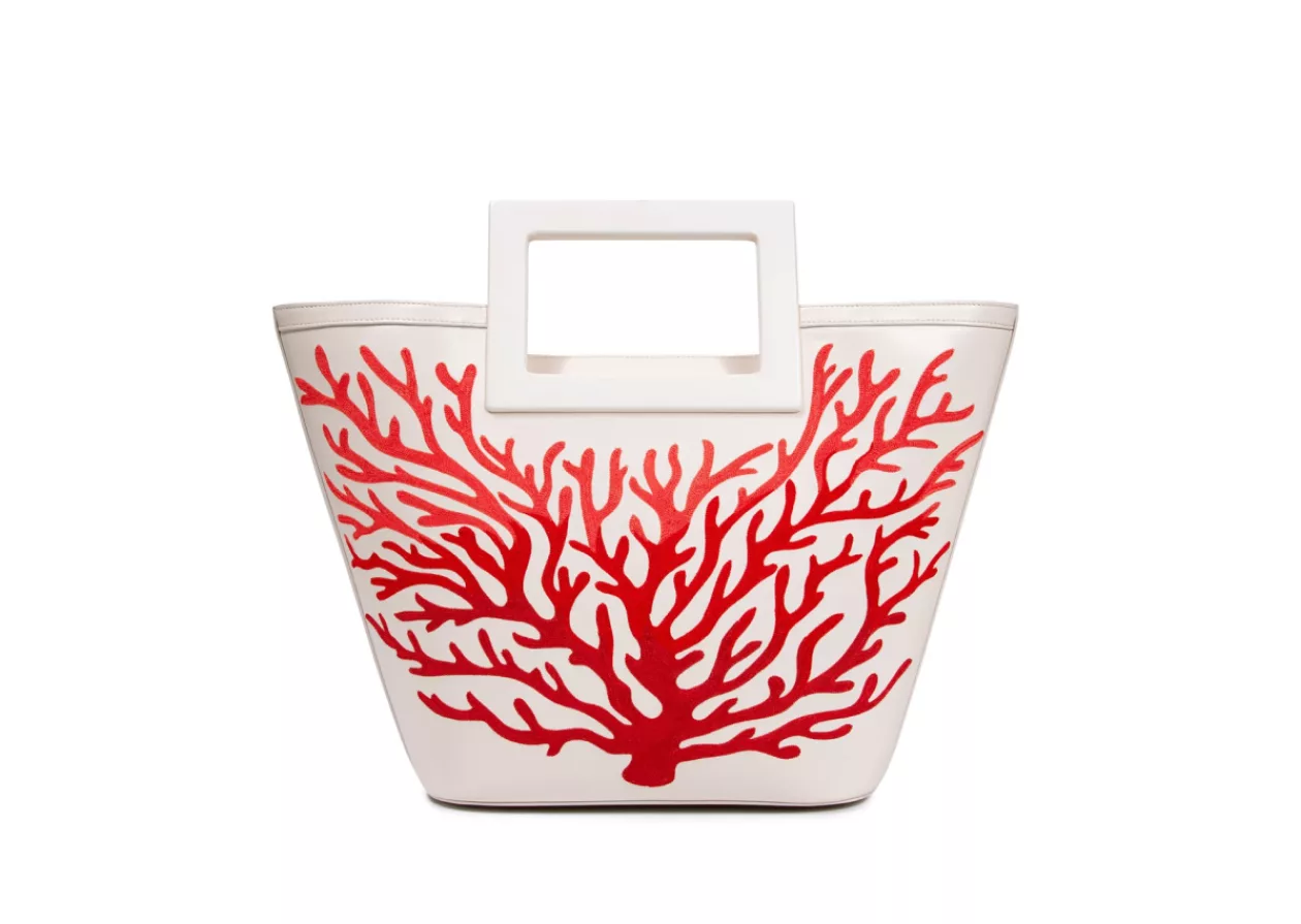 Riviera in Cream Napa and Coral by Marina Raphael 2