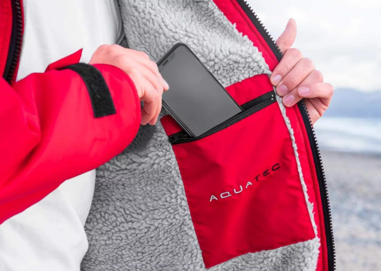 Stay Warm and Dry with AQUATEC Surf Poncho Changing Robe for Water Sports 3