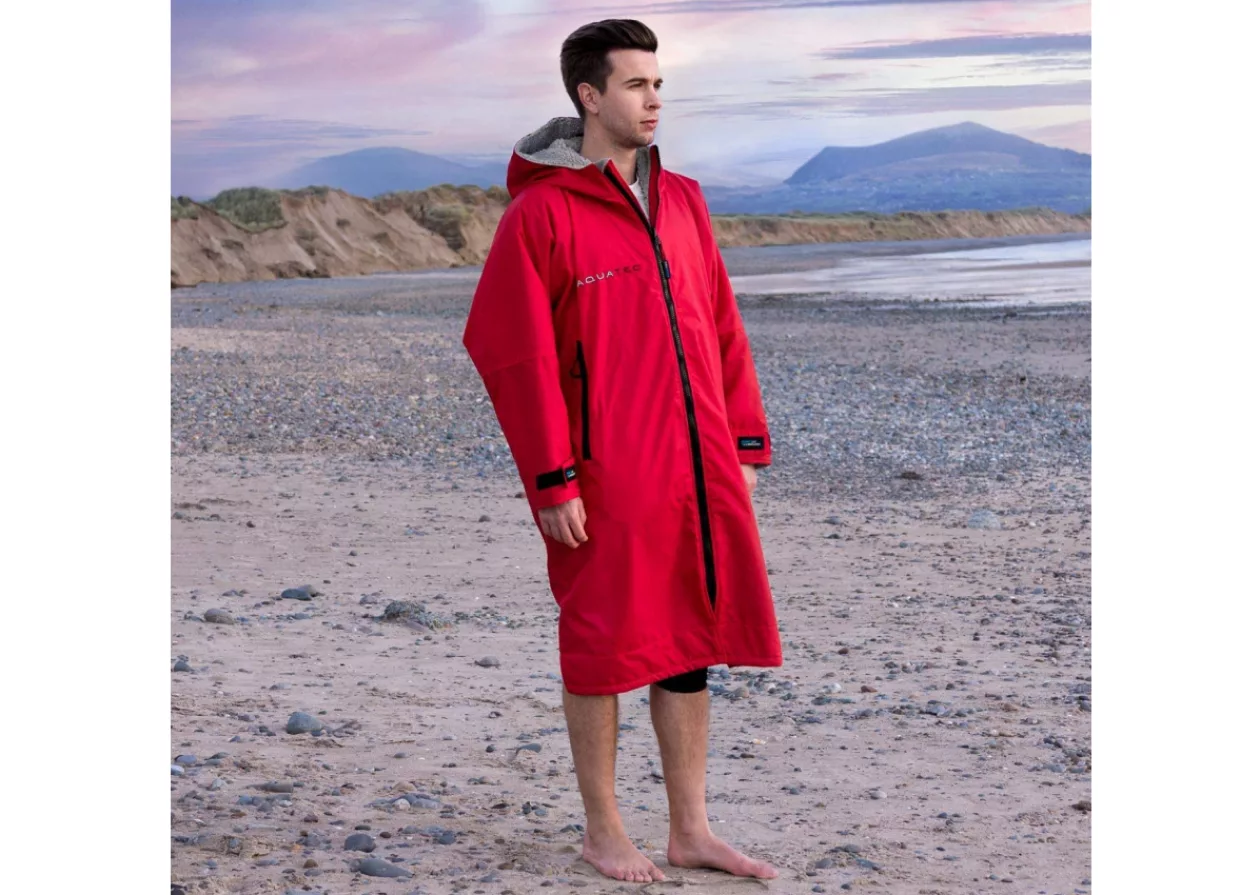 Stay Warm and Dry with AQUATEC Surf Poncho Changing Robe for Water Sports 12