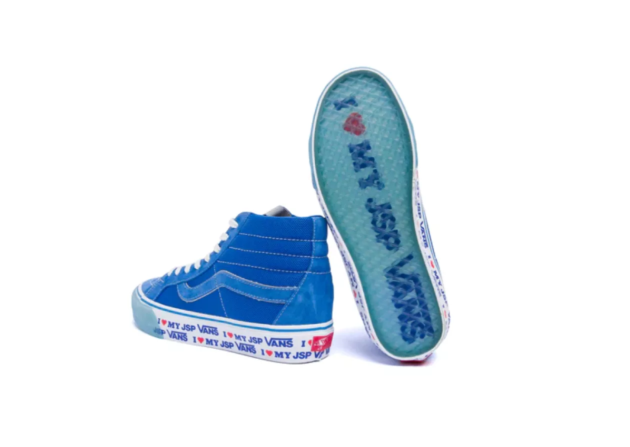 Vans JSP Sk8 Hi VLT LX Blue 4