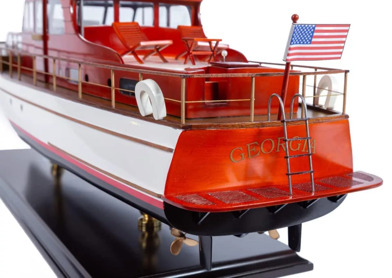 Seacraft Gallerys 1950s Classic Motor Yacht Model A Nautical Masterpiece 5