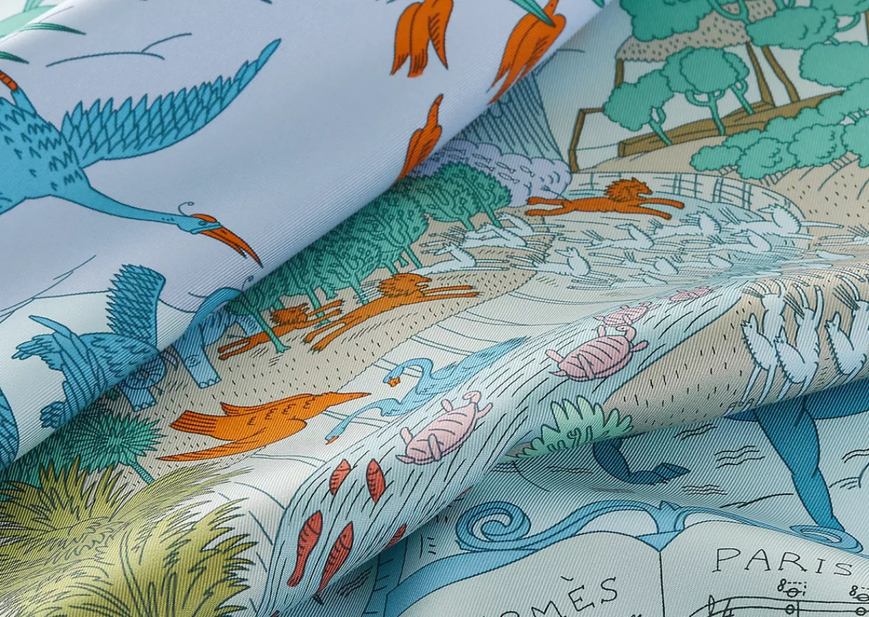 Le Carnaval des Animaux scarf 90 by Hermès 1