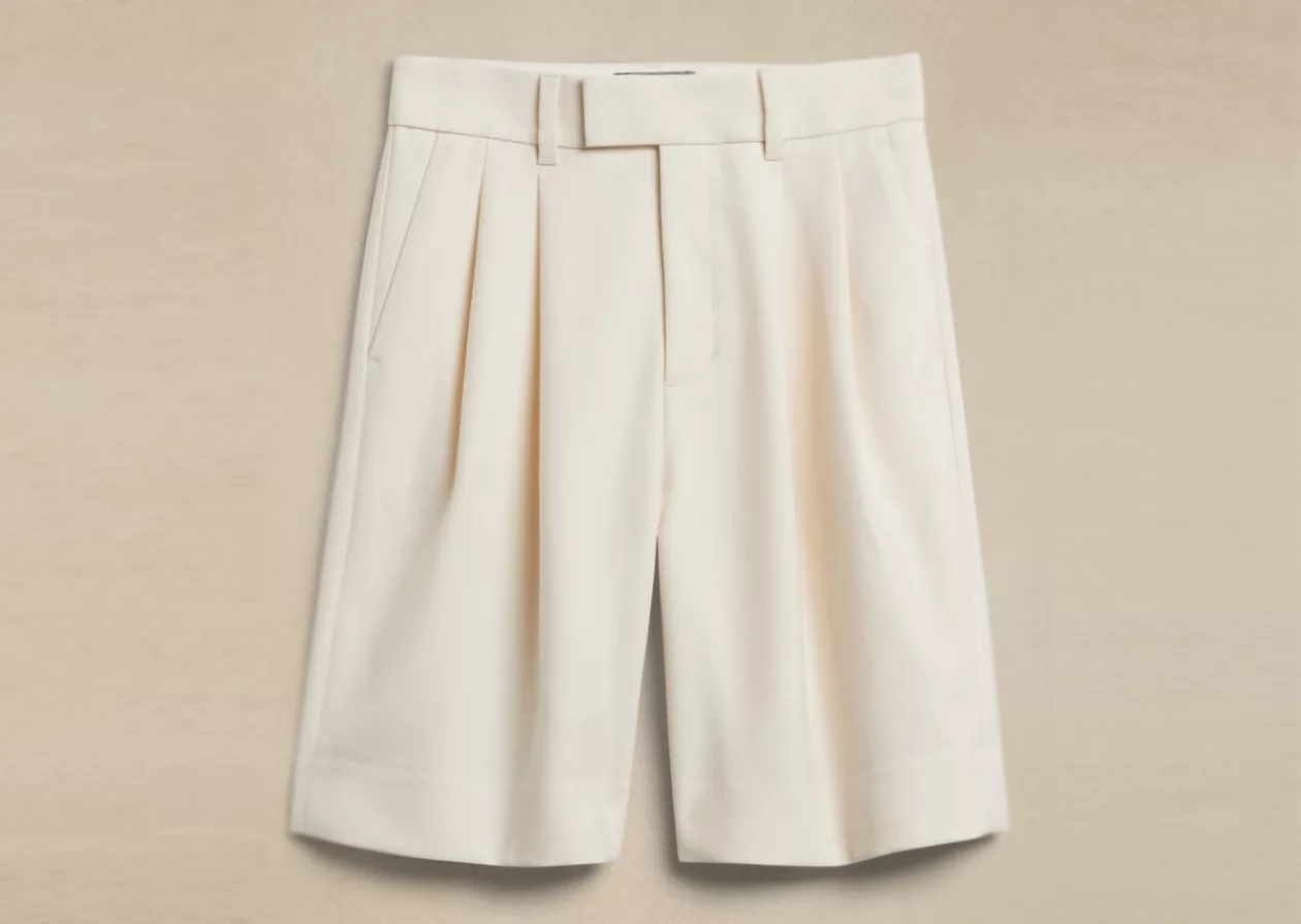 Lido Italian Wool Bermuda Shorts by Banana Republic 21