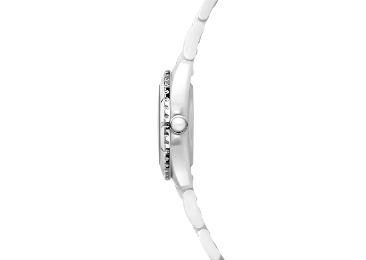 CHANEL J12 WATCH CALIBER 12 1 38 MM Timeless Elegance in White Ceramic and Steel 4