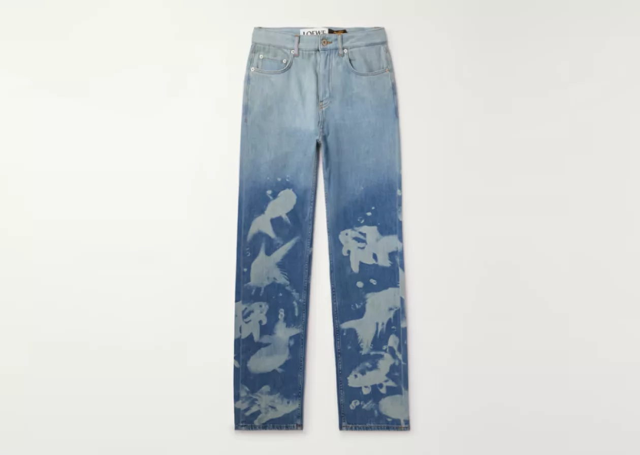 Straight Leg Dip Dyed Jeans 3