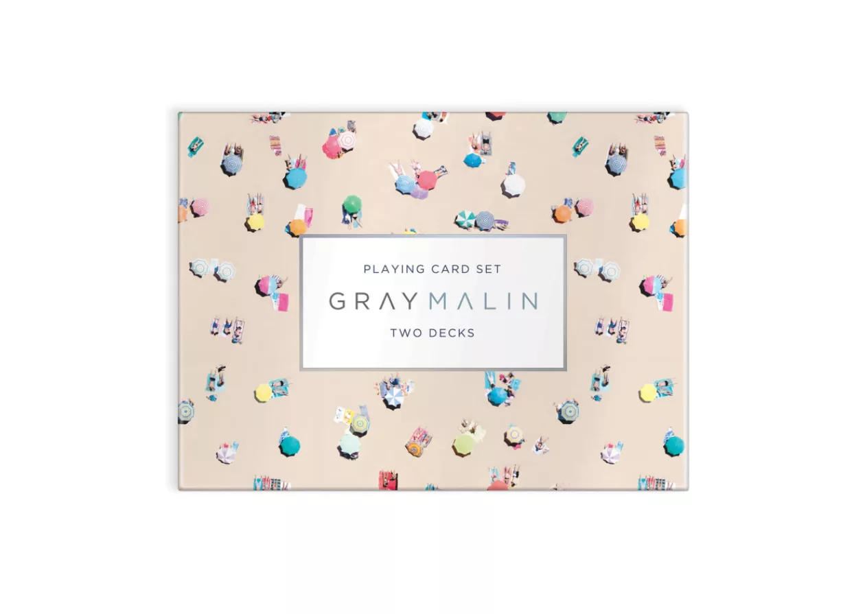 Elevate Your Game Nights with Gray Malins Beach Playing Card Set 3