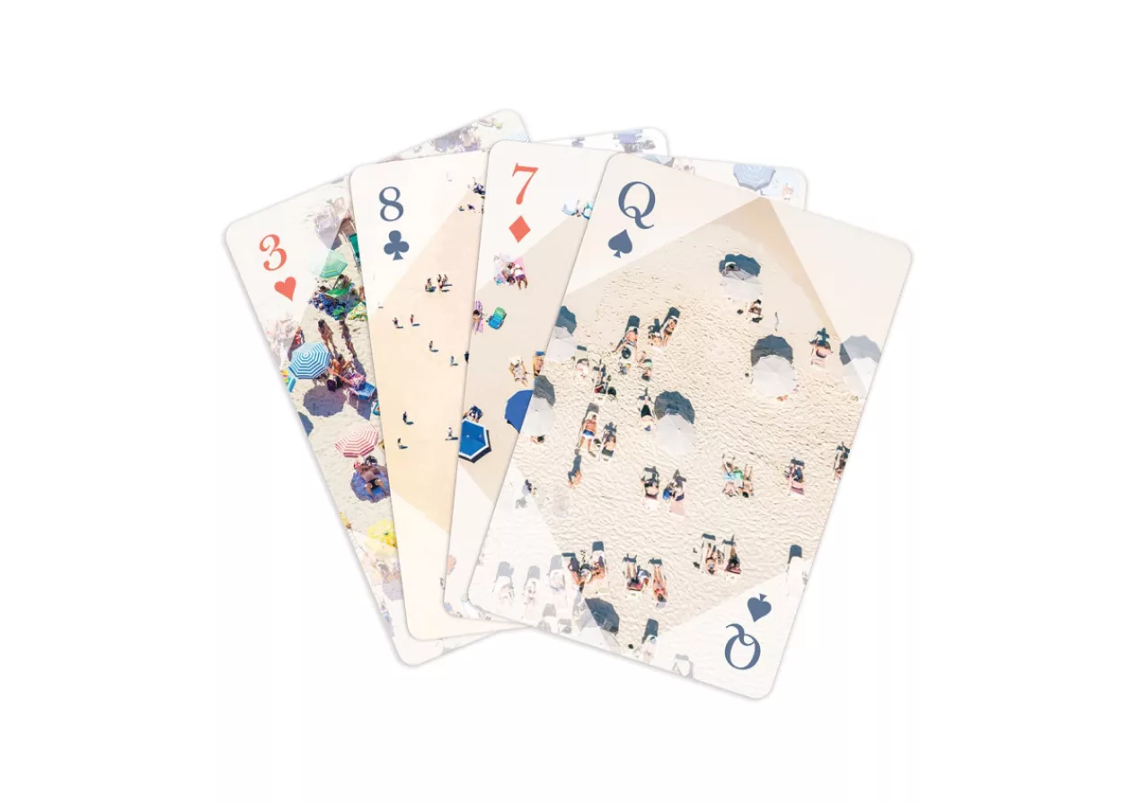 Elevate Your Game Nights with Gray Malins Beach Playing Card Set 4