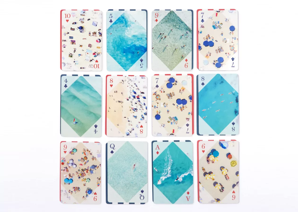 Elevate Your Game Nights with Gray Malins Beach Playing Card Set 8