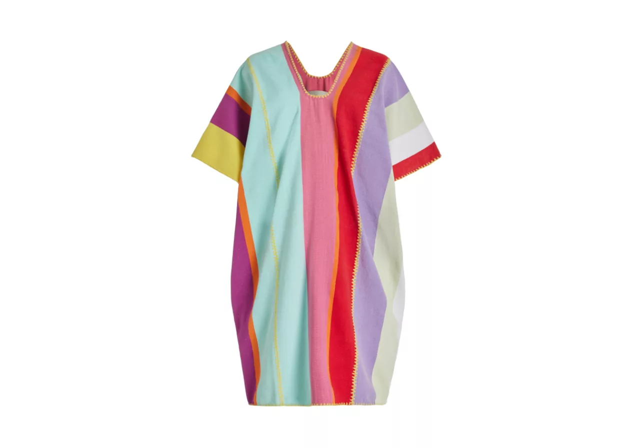 Striped Cotton Midi Kaftan 2