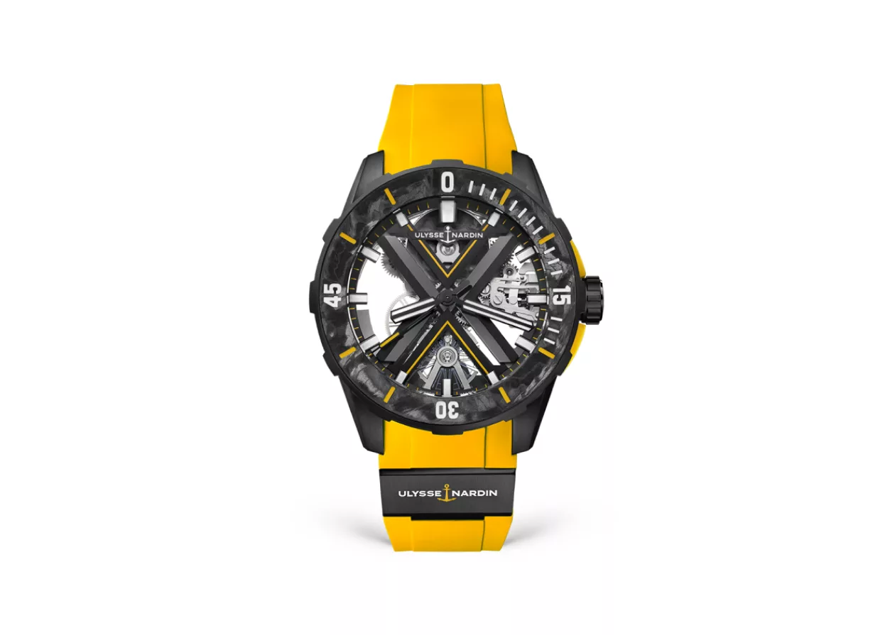 A Bold Statement of Style and Performance Ulysse Nardin Diver X Skeleton Azure 44mm 1