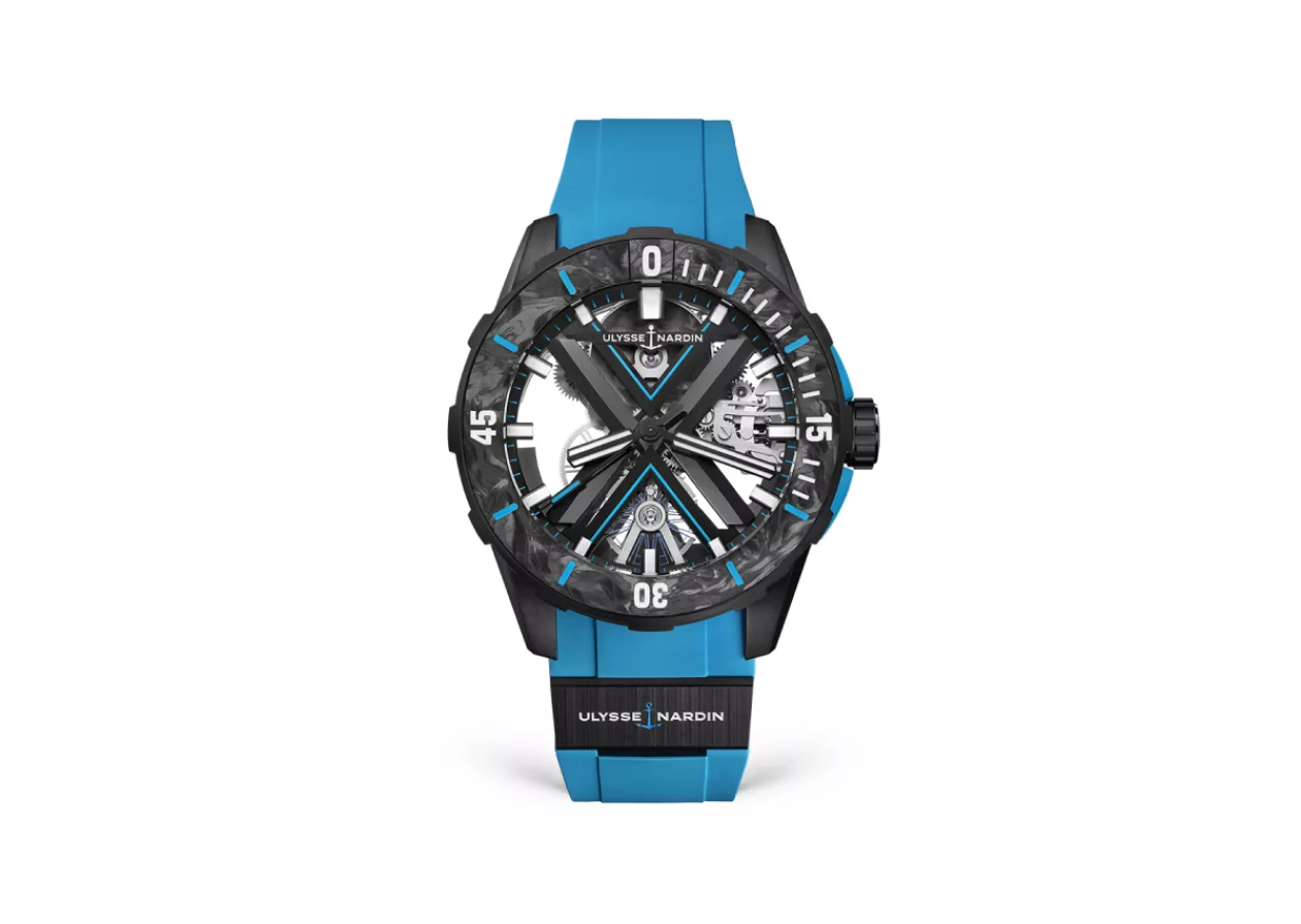 A Bold Statement of Style and Performance Ulysse Nardin Diver X Skeleton Azure 44mm 7