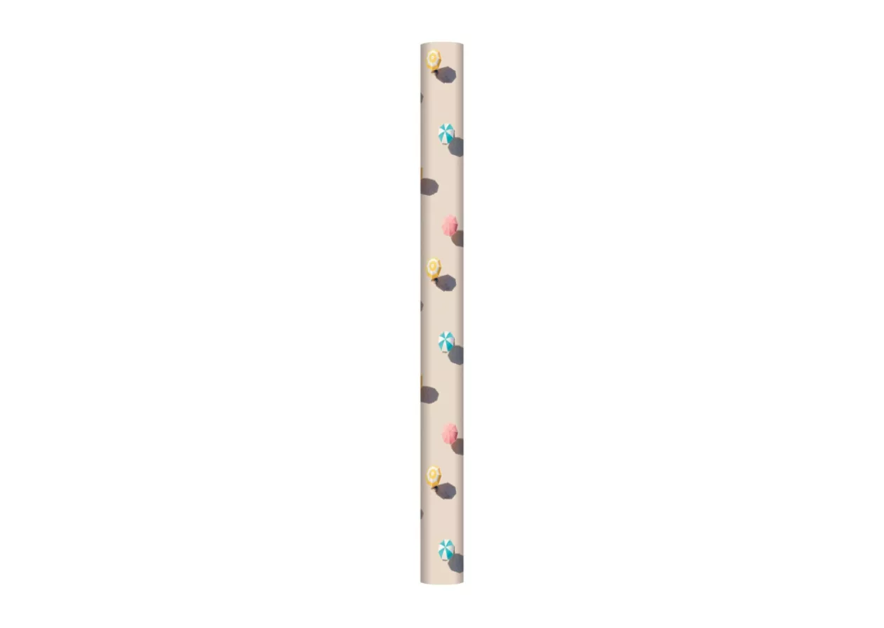 Wrap Your Presents in Coastal Elegance with Gray Malins Beach Birthday Gift Wrap Set 2