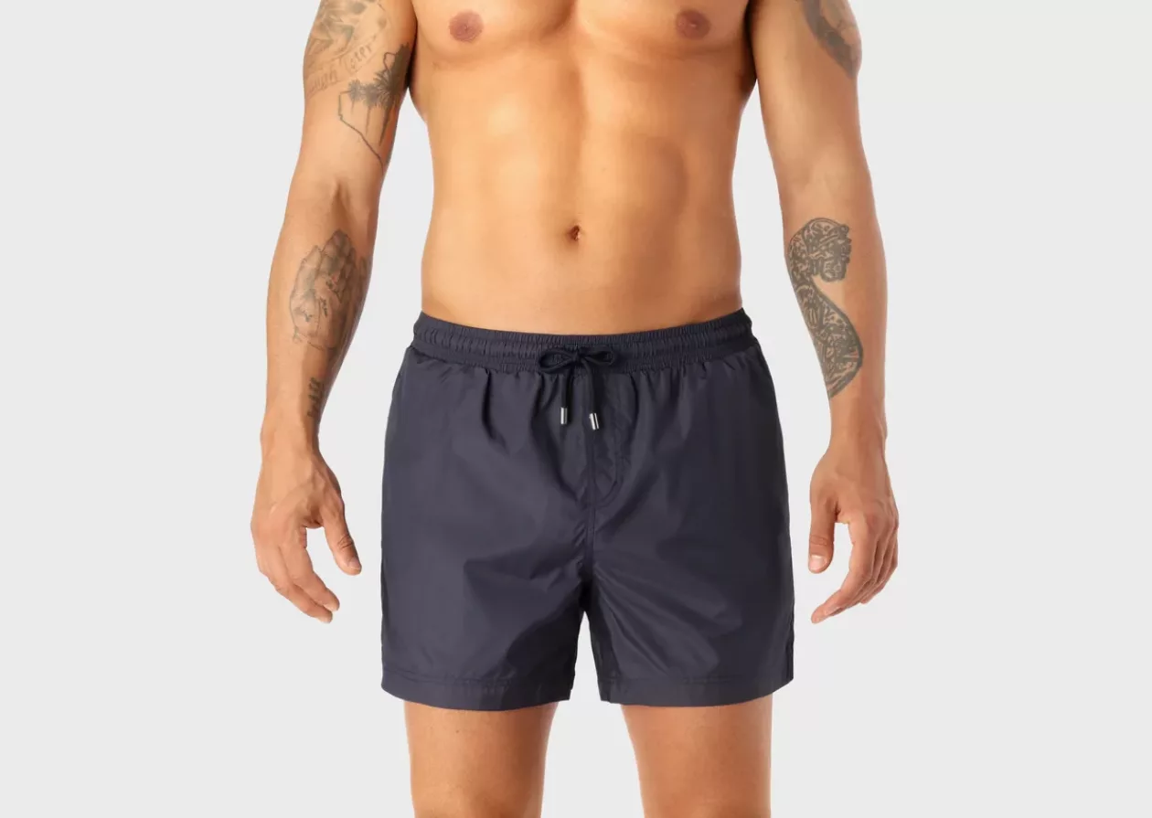 Marda Navy Mid Length Swim Shorts 4