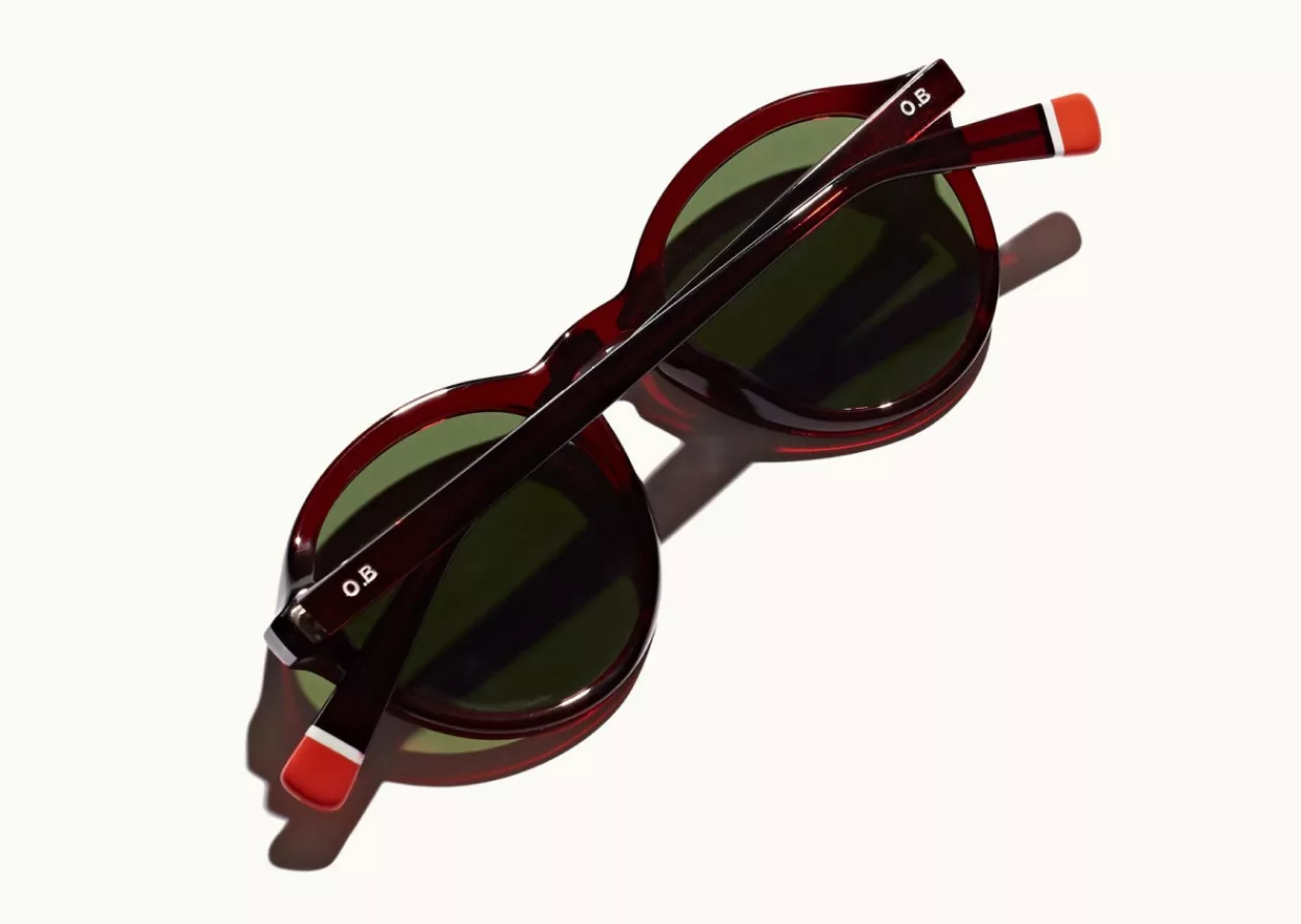 Orlebar Brown Harlyn Sunglasses in Red 4