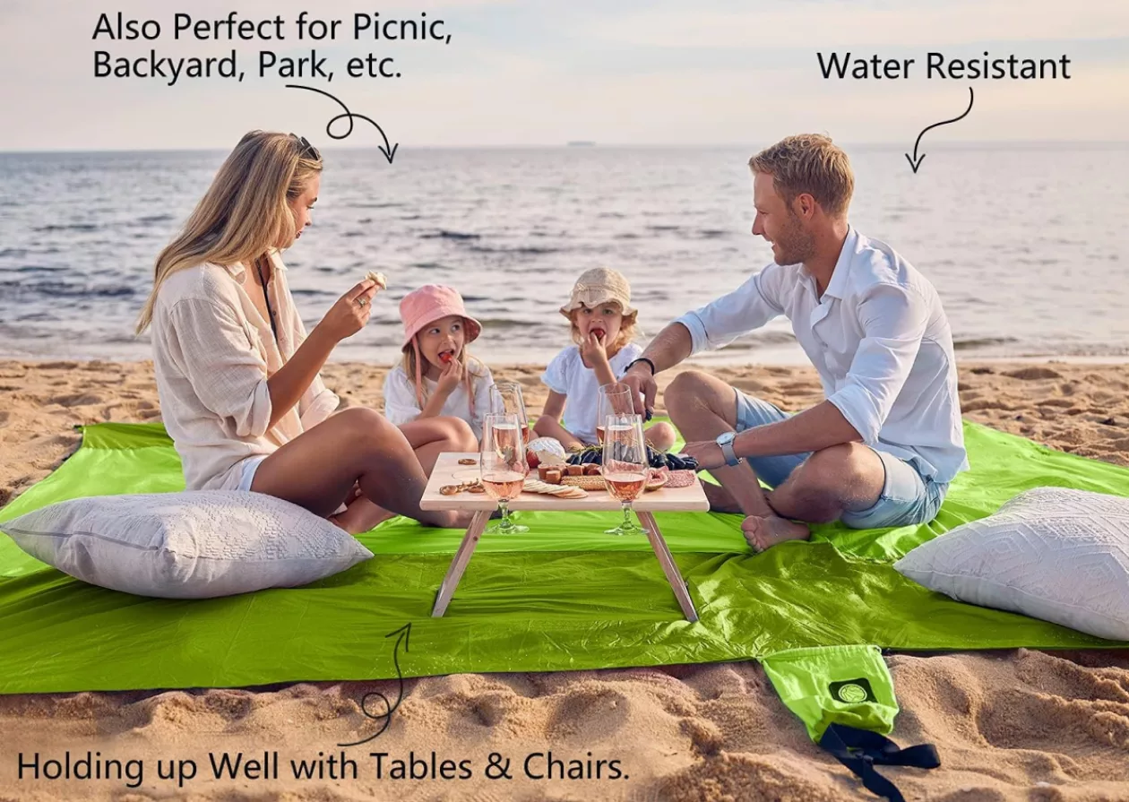 WEKAPO Beach Blanket Sandproof 2