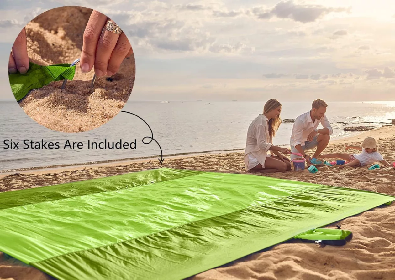 WEKAPO Beach Blanket Sandproof 3