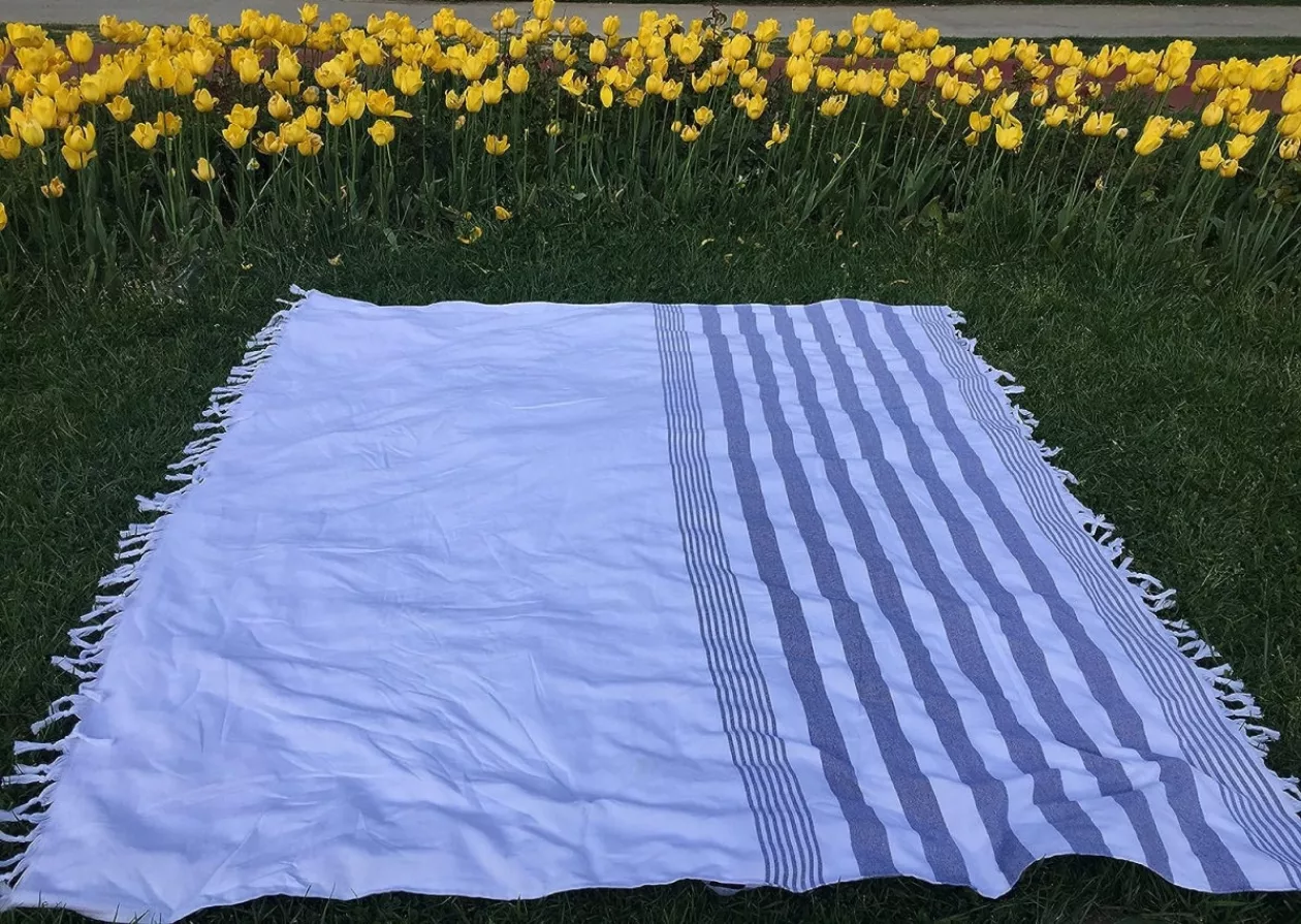 Cottonna 100 Luxury Turkish Cotton Oversized Beach Blanket 2