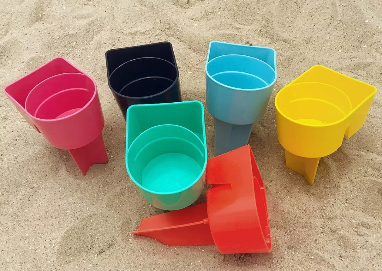 Home Queen Beach Cup Holder with Pocket 4