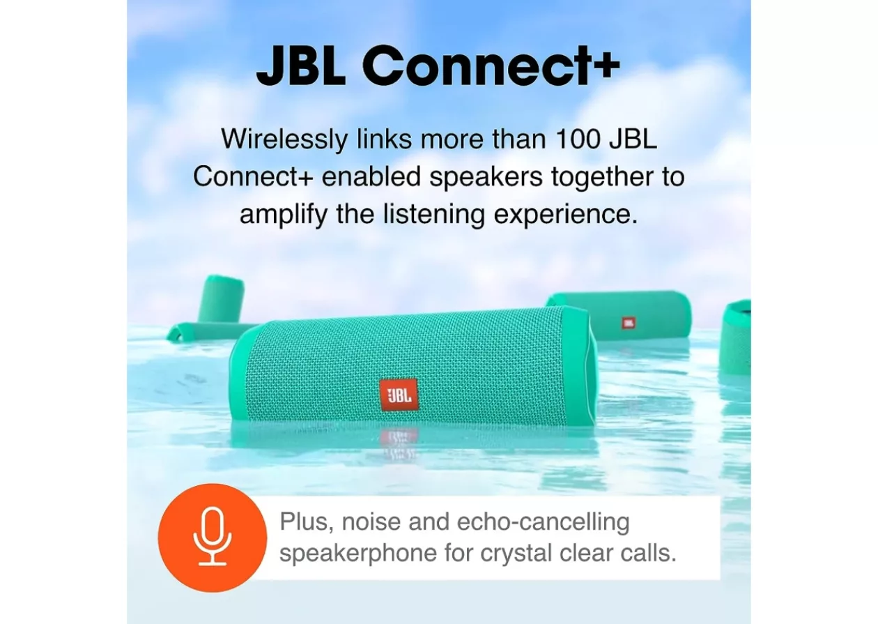 JBL Flip 4 Waterproof Portable Bluetooth Speaker 5