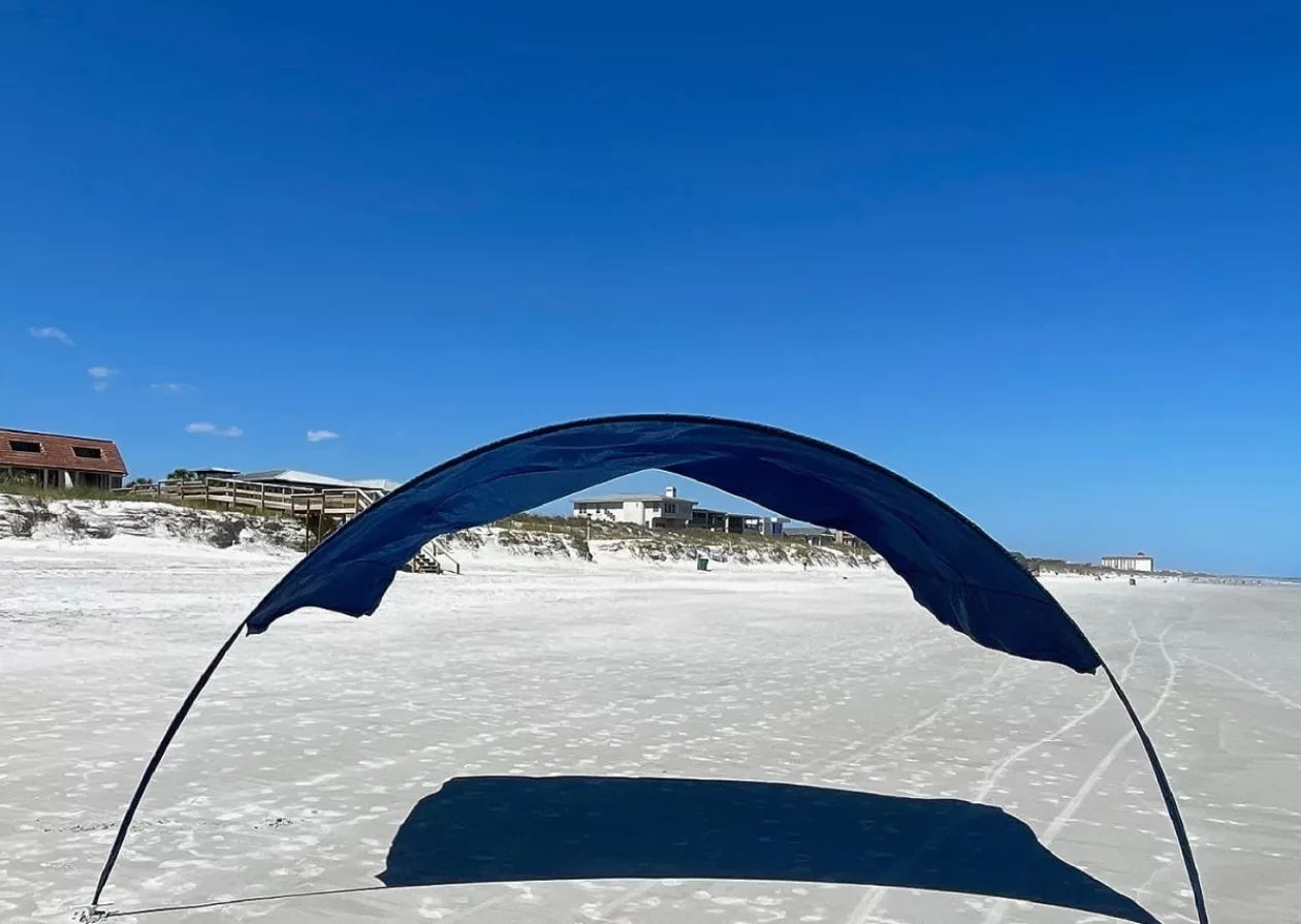 Windproof Beach Umbrella Sun Shelter 3