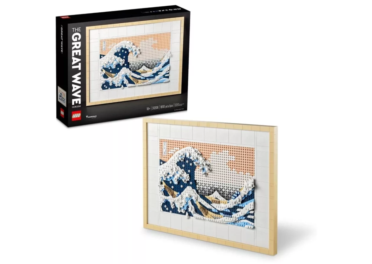 LEGO Art Hokusai The Great Wave Craft Your Own Masterpiece 3