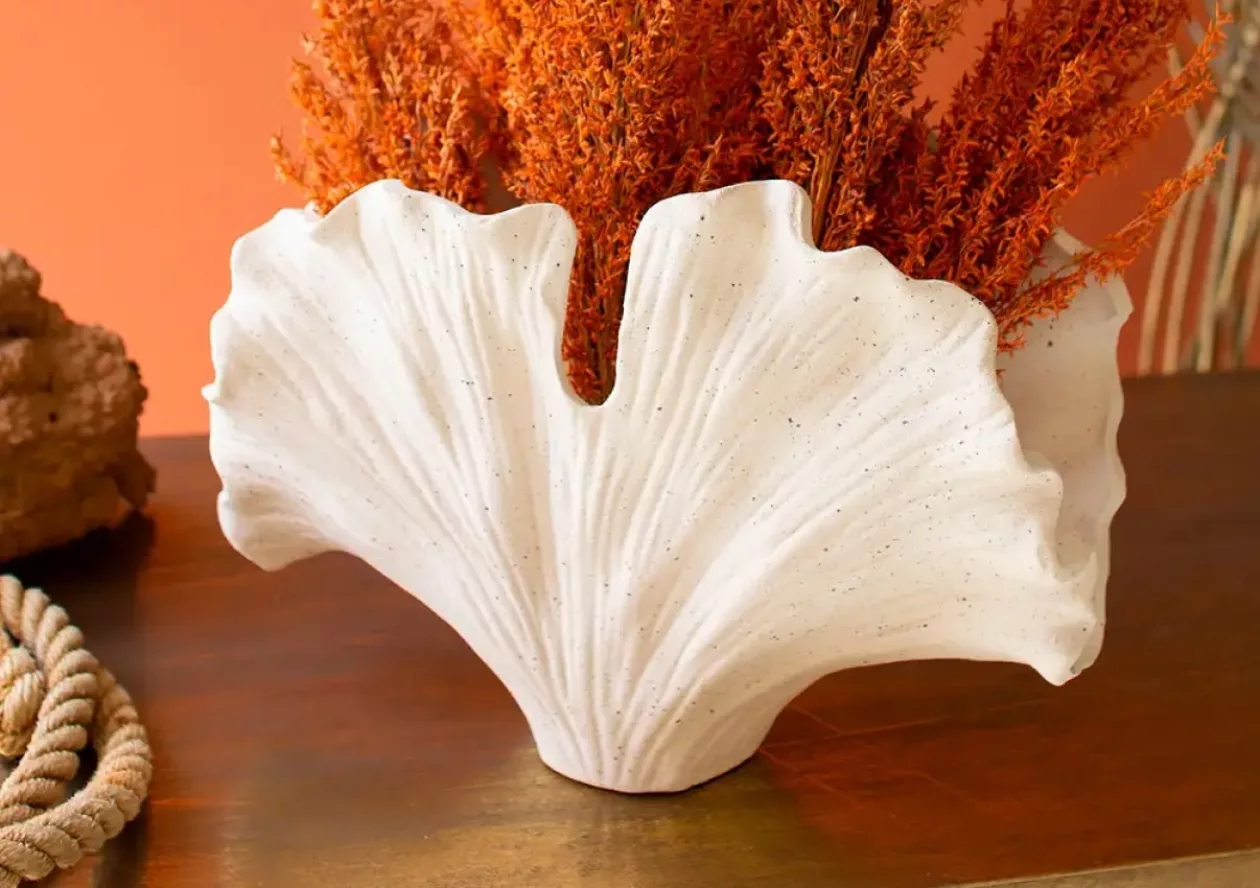 Ceramic Coral Shaped Vase