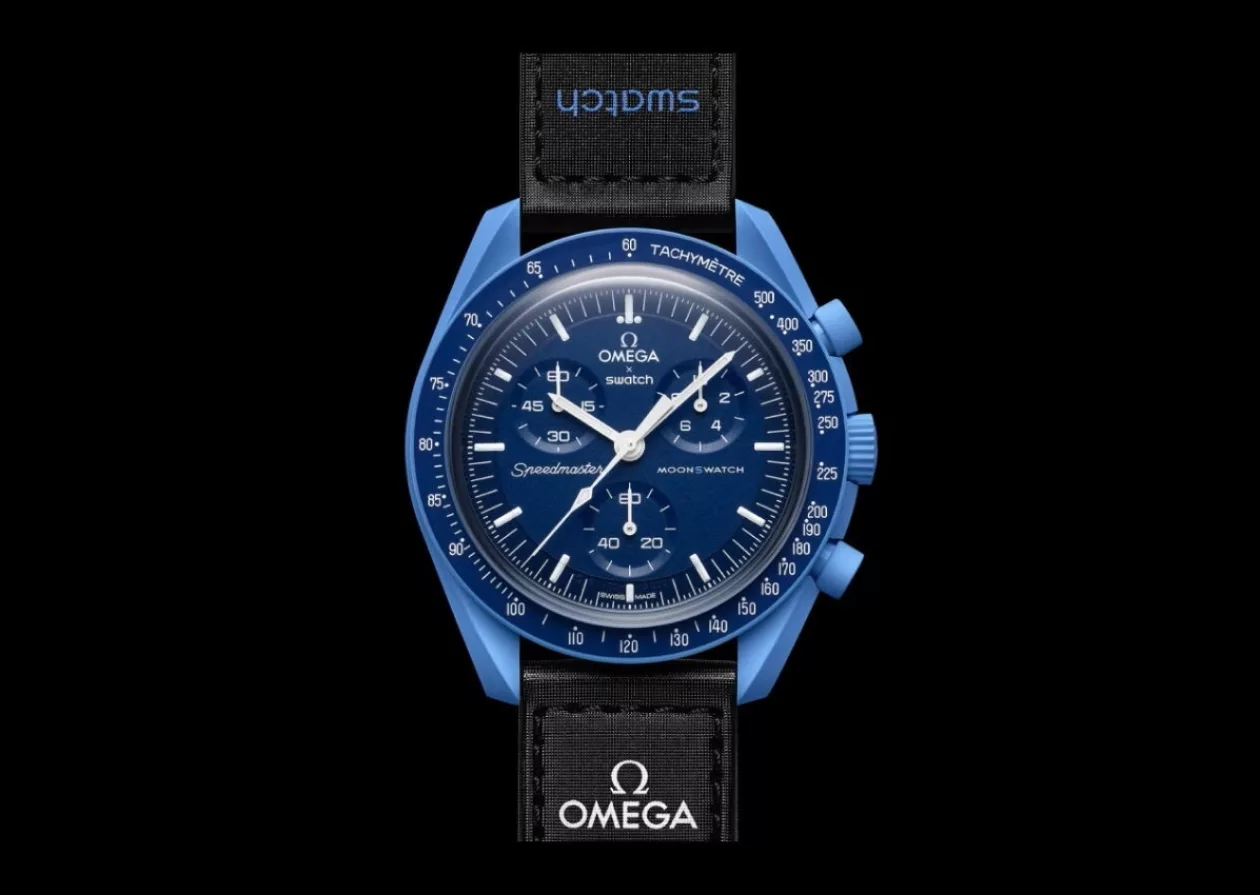 Celestial Elegance OMEGA X SWATC Hs Mission to Neptune 1