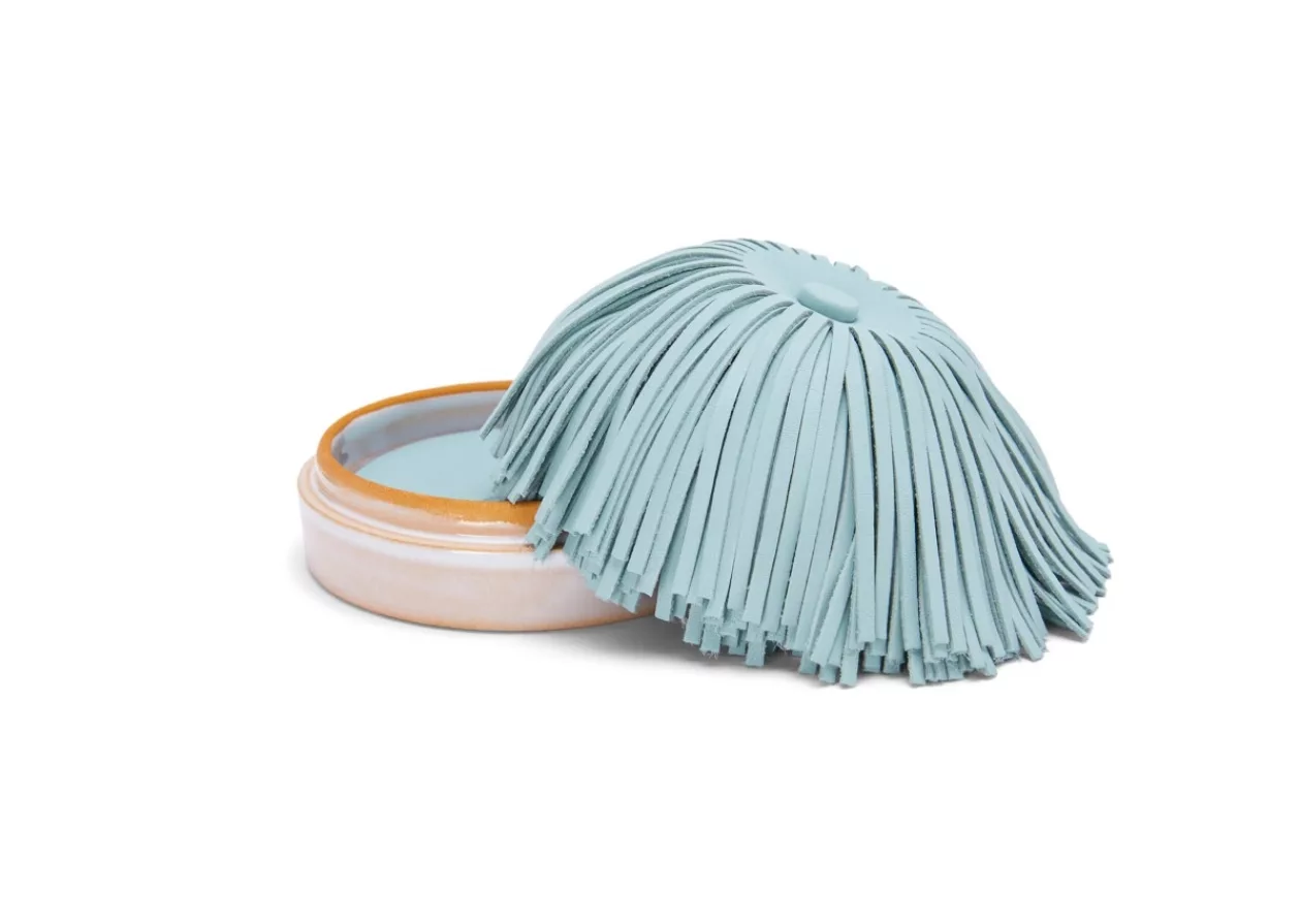 LOEWE Small Tassel Box in Ceramic and Calfskin 1