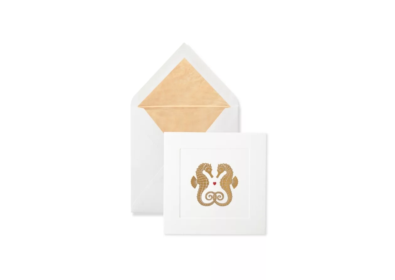 Smythsons Valentine Charm The Love Seahorses Card for Your Special Someone 2