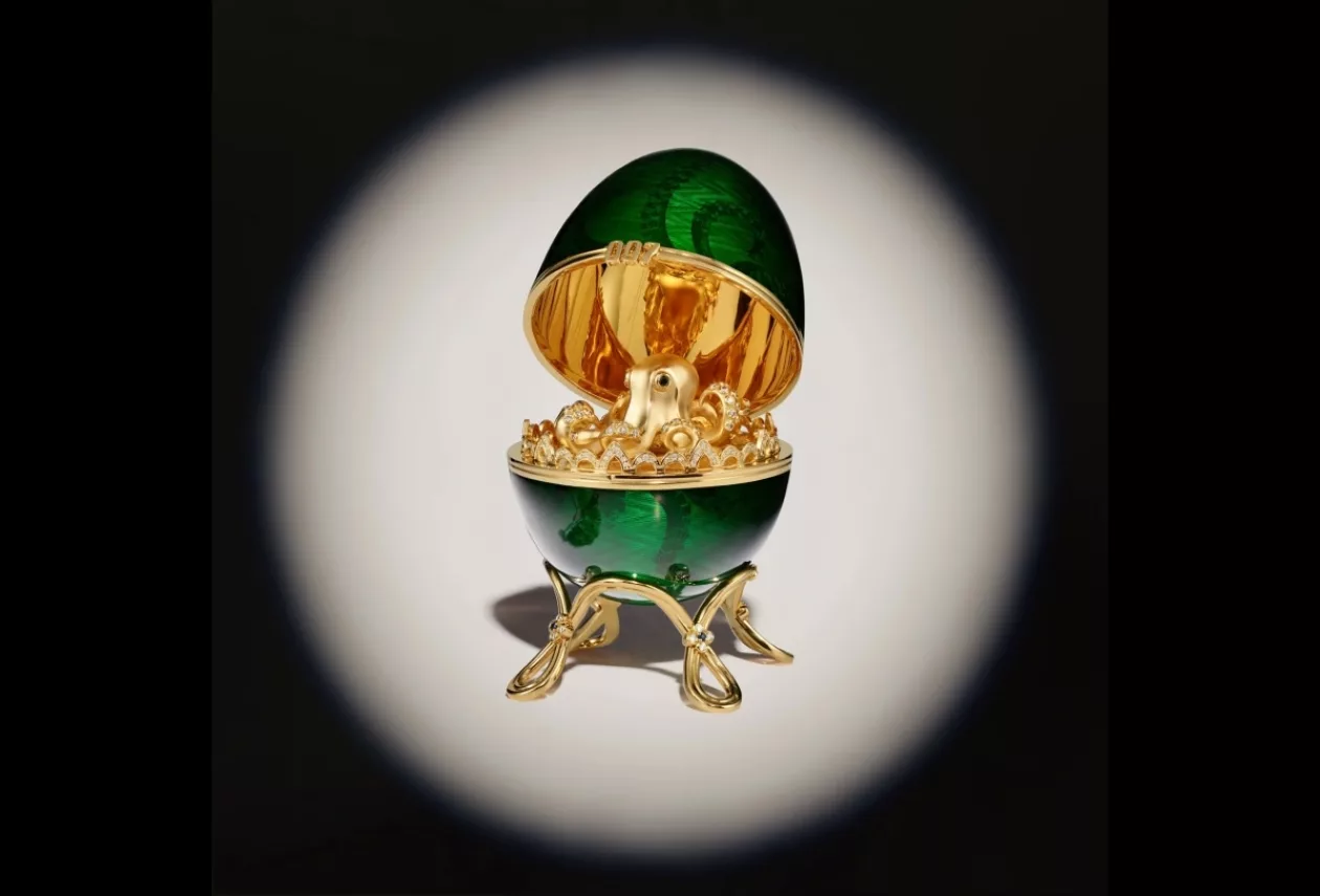FABERGÉ X 007 OCTOPUSSY EGG OBJET NUMBERED EDITION 1