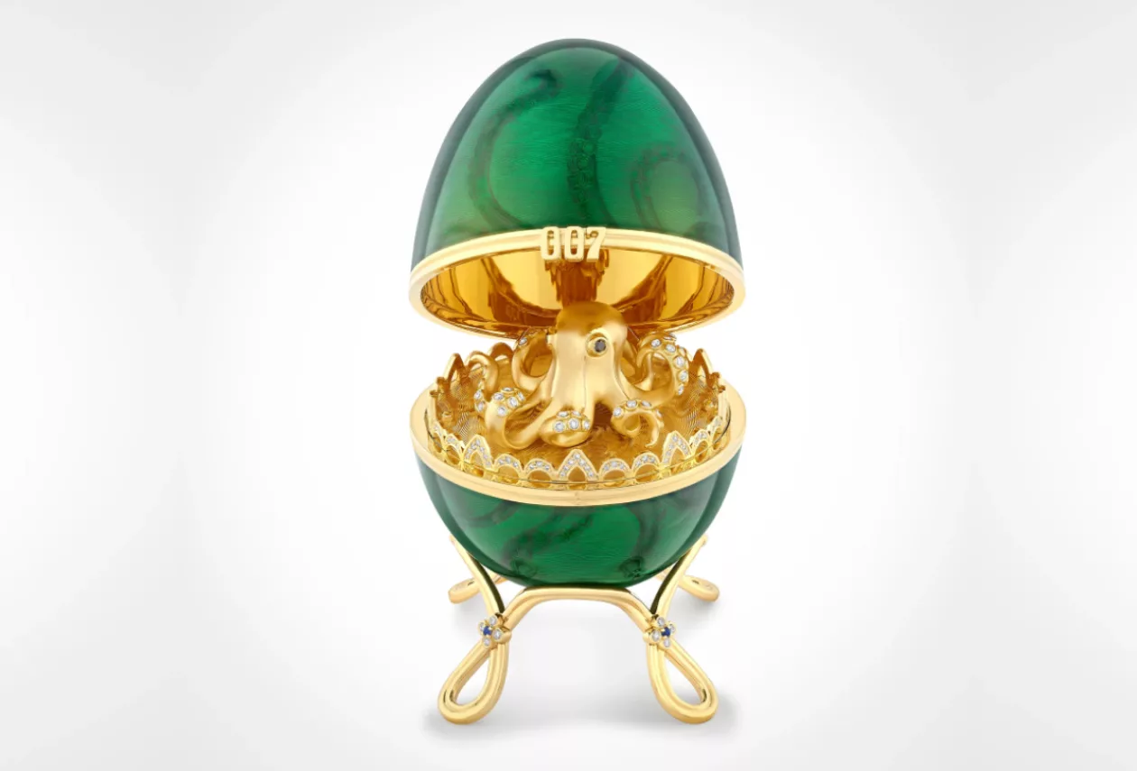 FABERGÉ X 007 OCTOPUSSY EGG OBJET NUMBERED EDITION 2 1