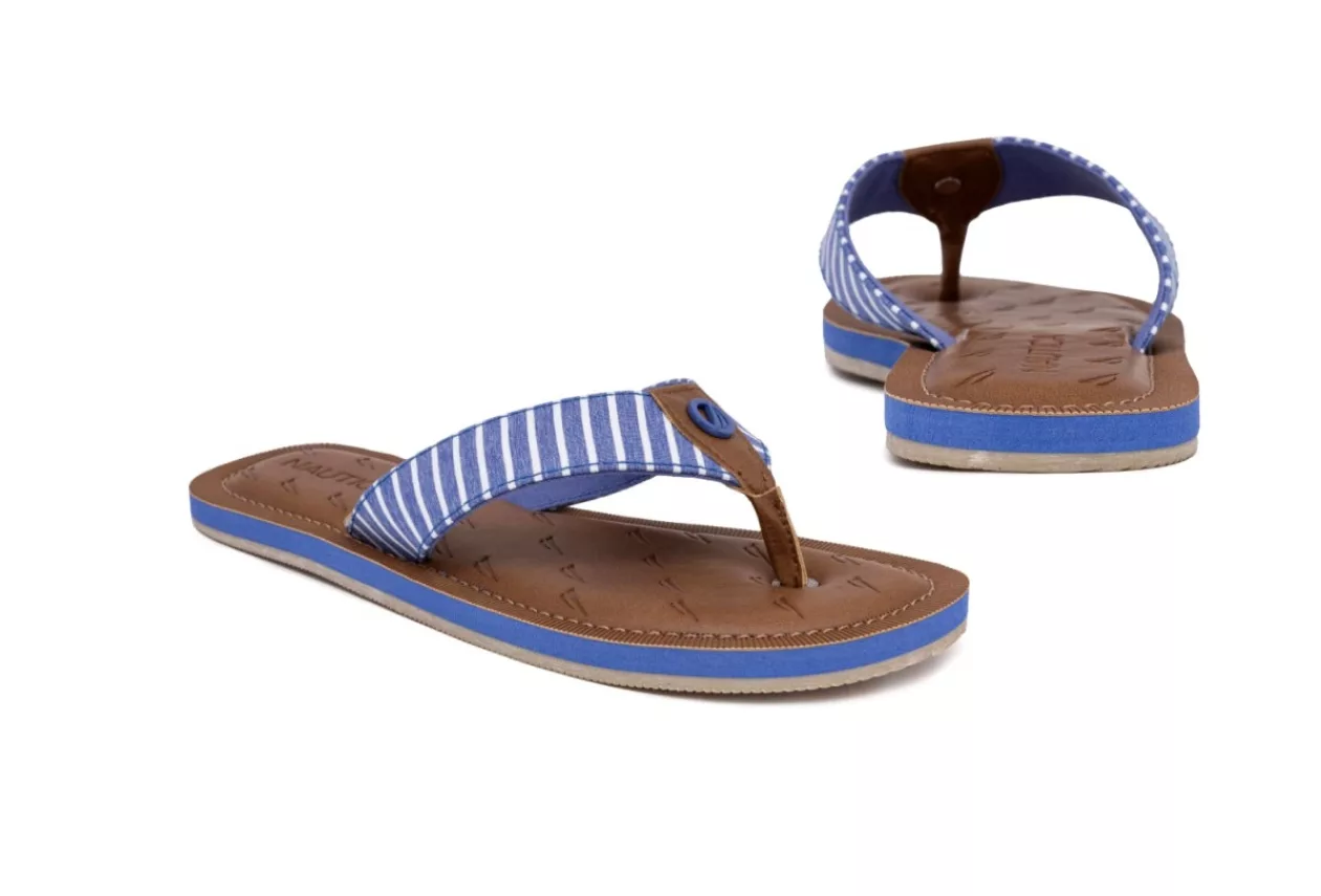 Nautica Striped Flip Flop 5