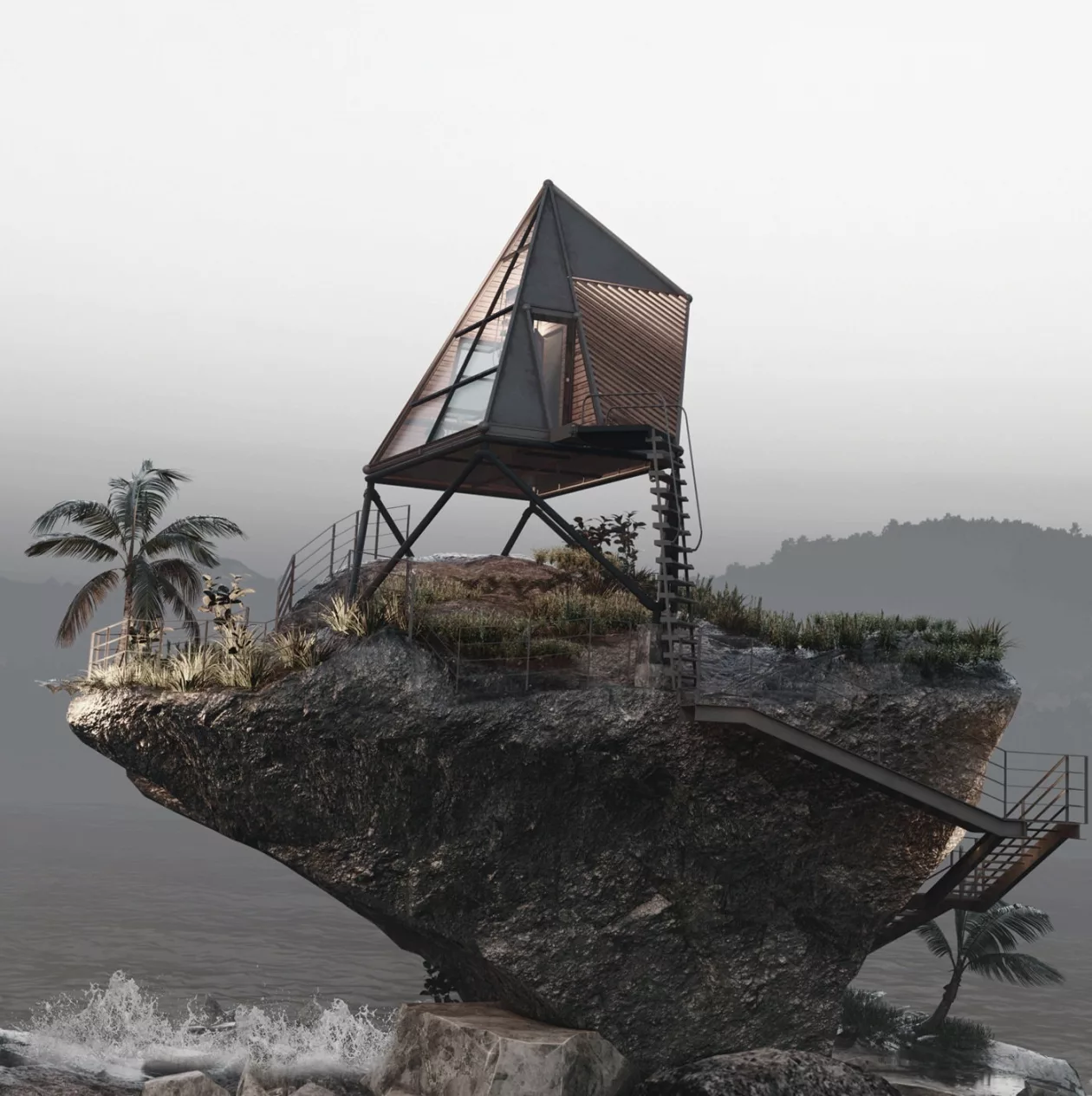 A frame ocean cabin supremarine 1