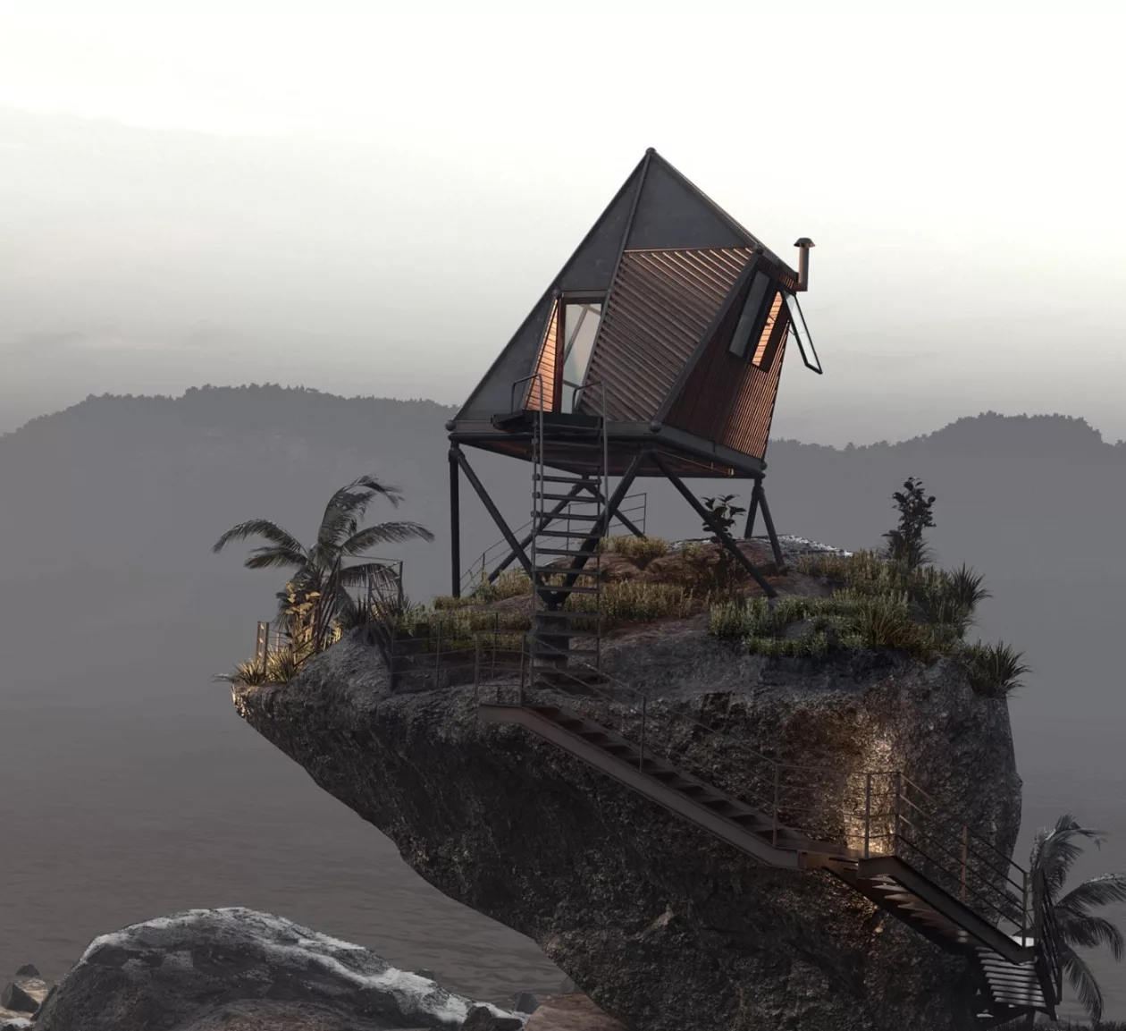 A frame ocean cabin supremarine 2