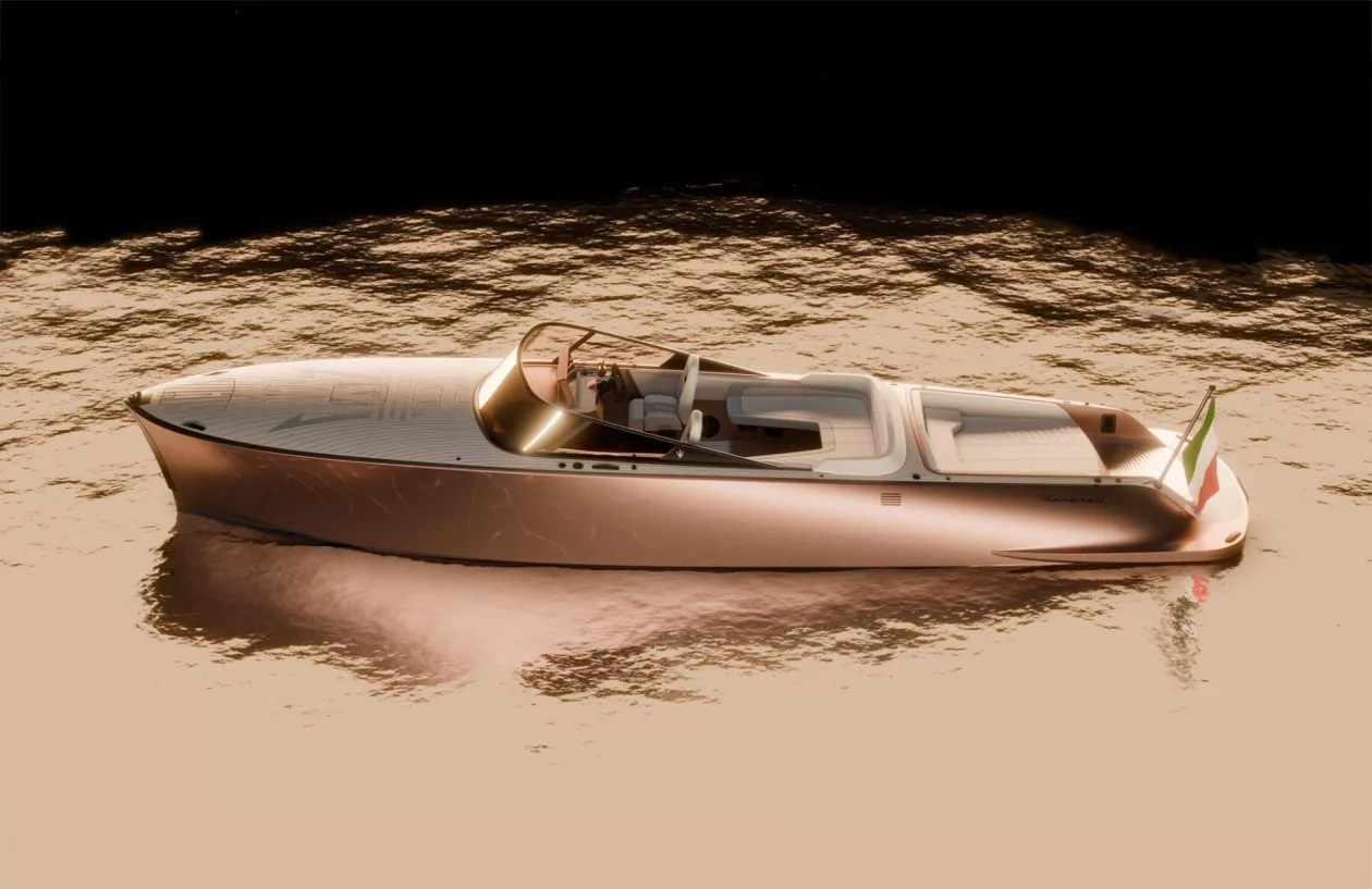 MASERATI AND VITA POWER TRIDENTE PIONEERING THE FUTURE OF ALL ELECTRIC MARINE LUXURY 3